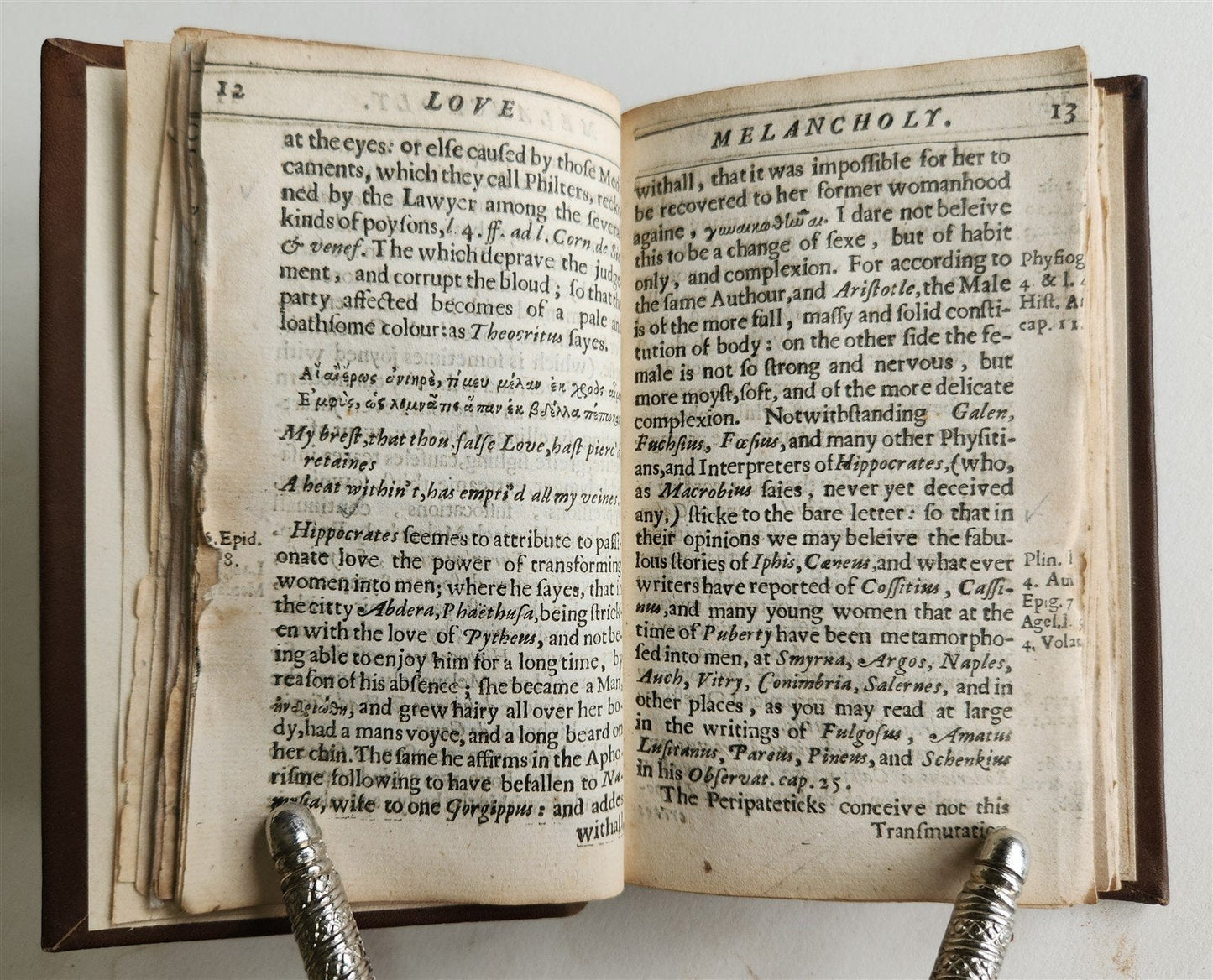 1640 EROTOMANIA CURE OF LOVE EROTIQUE MELANCHOLY antique 1st ENGLISH EDITION