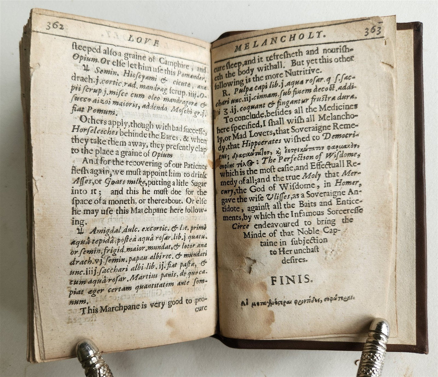 1640 EROTOMANIA CURE OF LOVE EROTIQUE MELANCHOLY antique 1st ENGLISH EDITION