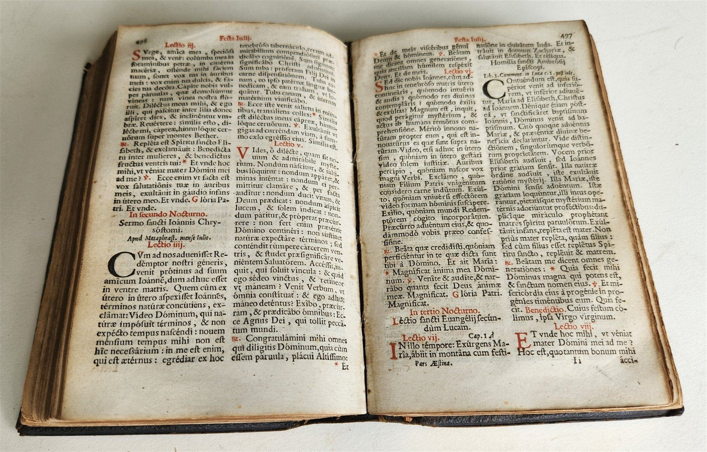 1653 BREVIARIUM ROMANUM antique illustrated in LATIN