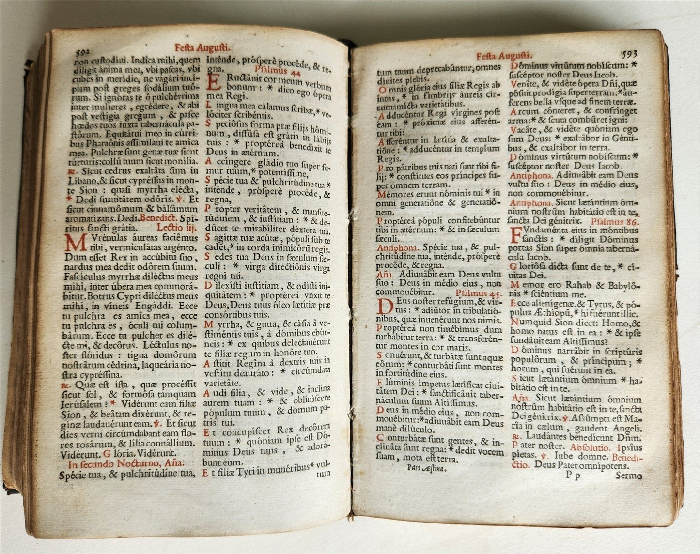 1653 BREVIARIUM ROMANUM antique illustrated in LATIN