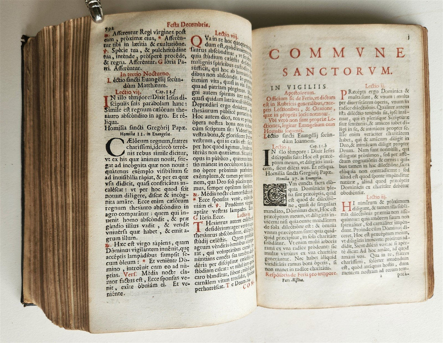 1653 BREVIARIUM ROMANUM antique illustrated in LATIN