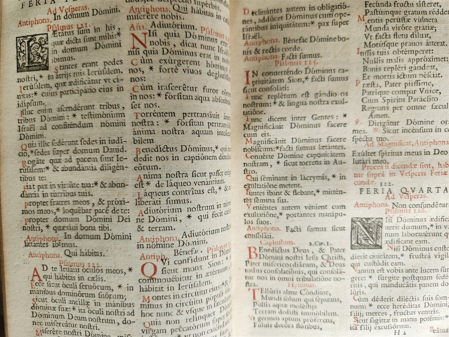 1653 BREVIARIUM ROMANUM antique illustrated in LATIN