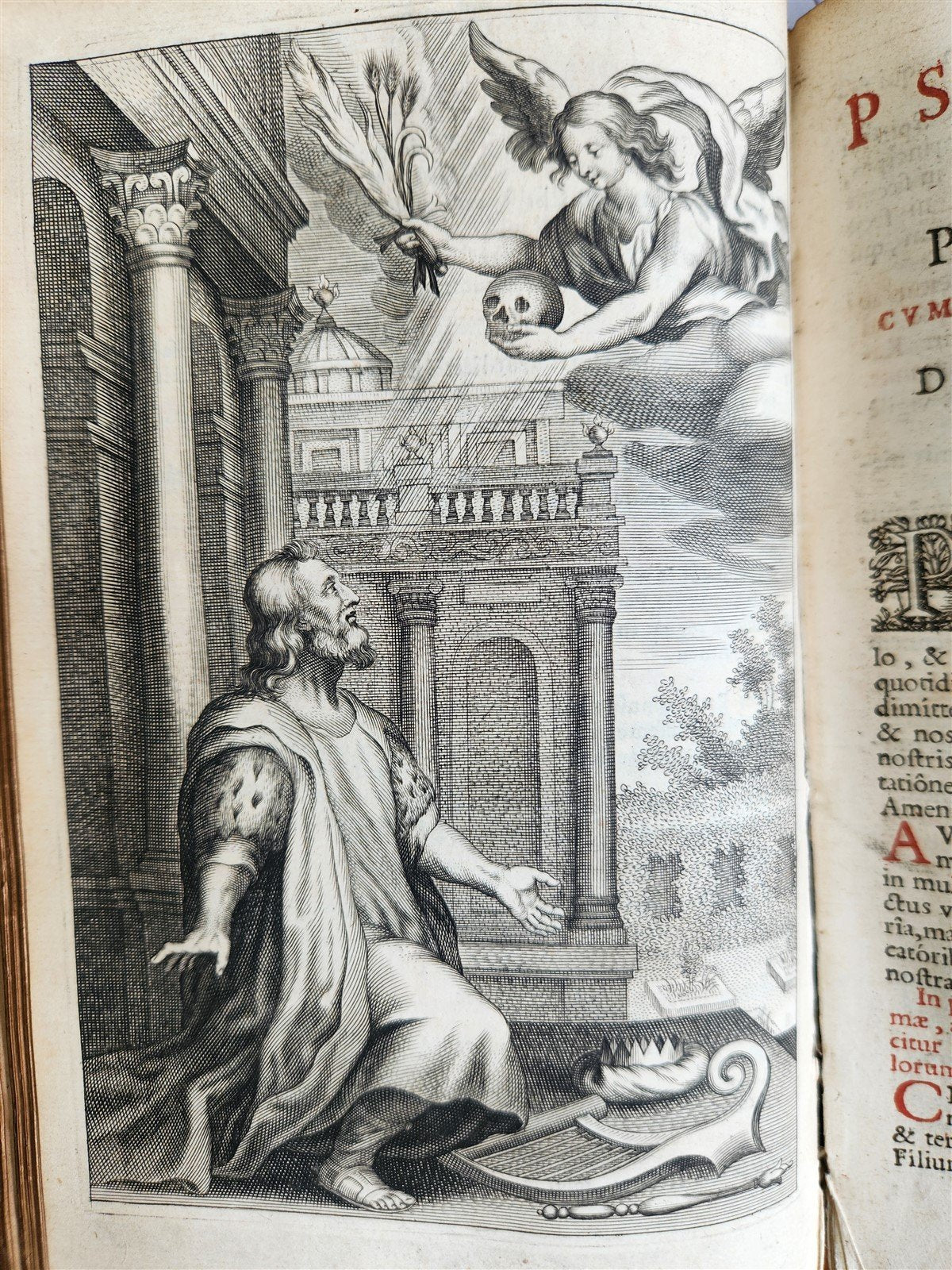 1653 BREVIARIUM ROMANUM antique illustrated in LATIN