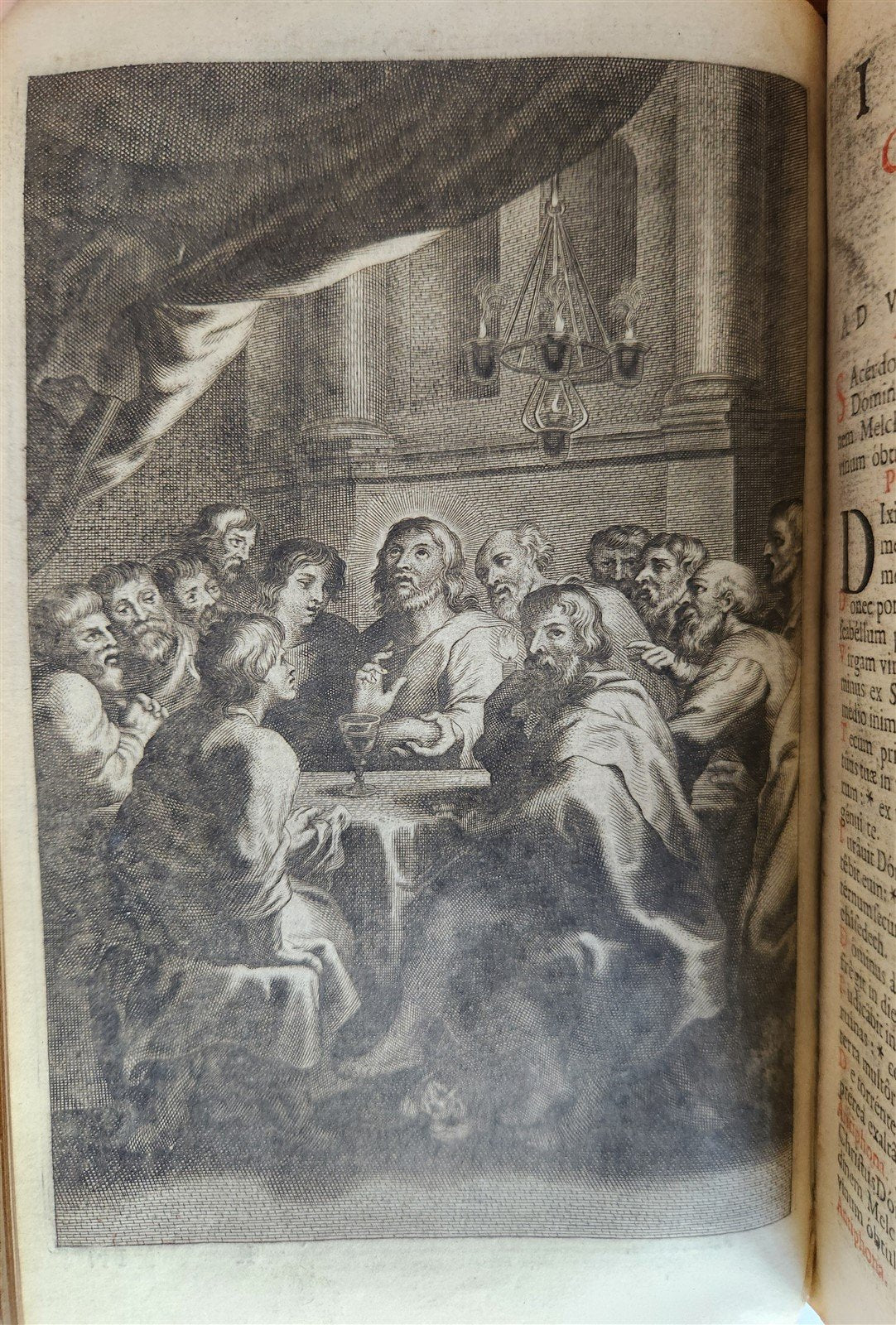 1653 BREVIARIUM ROMANUM antique illustrated in LATIN