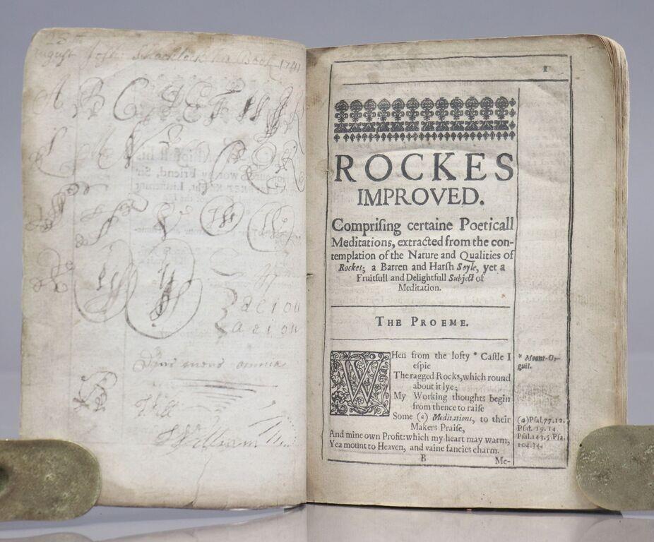 1641 Mount-Orgueil Divine Profitable Meditations William Prynne antique VELLUM