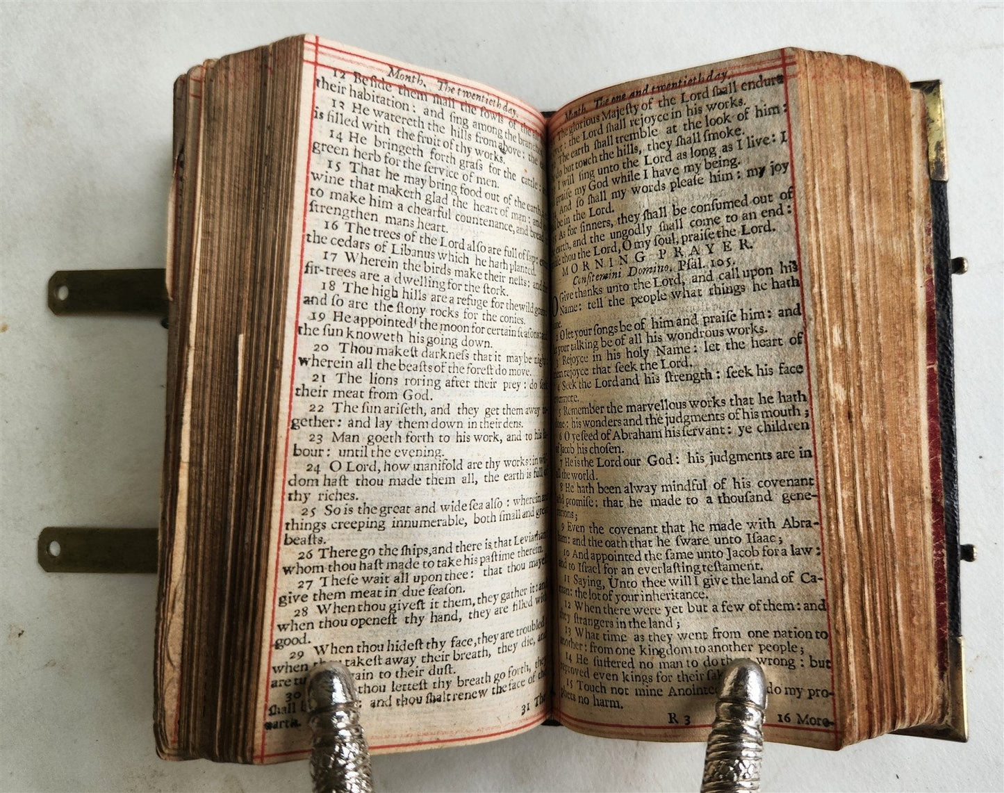 1684 BIBLE in ENGLISH NT w/ BOOK of COMMON PRAYER antique FINE BINDING