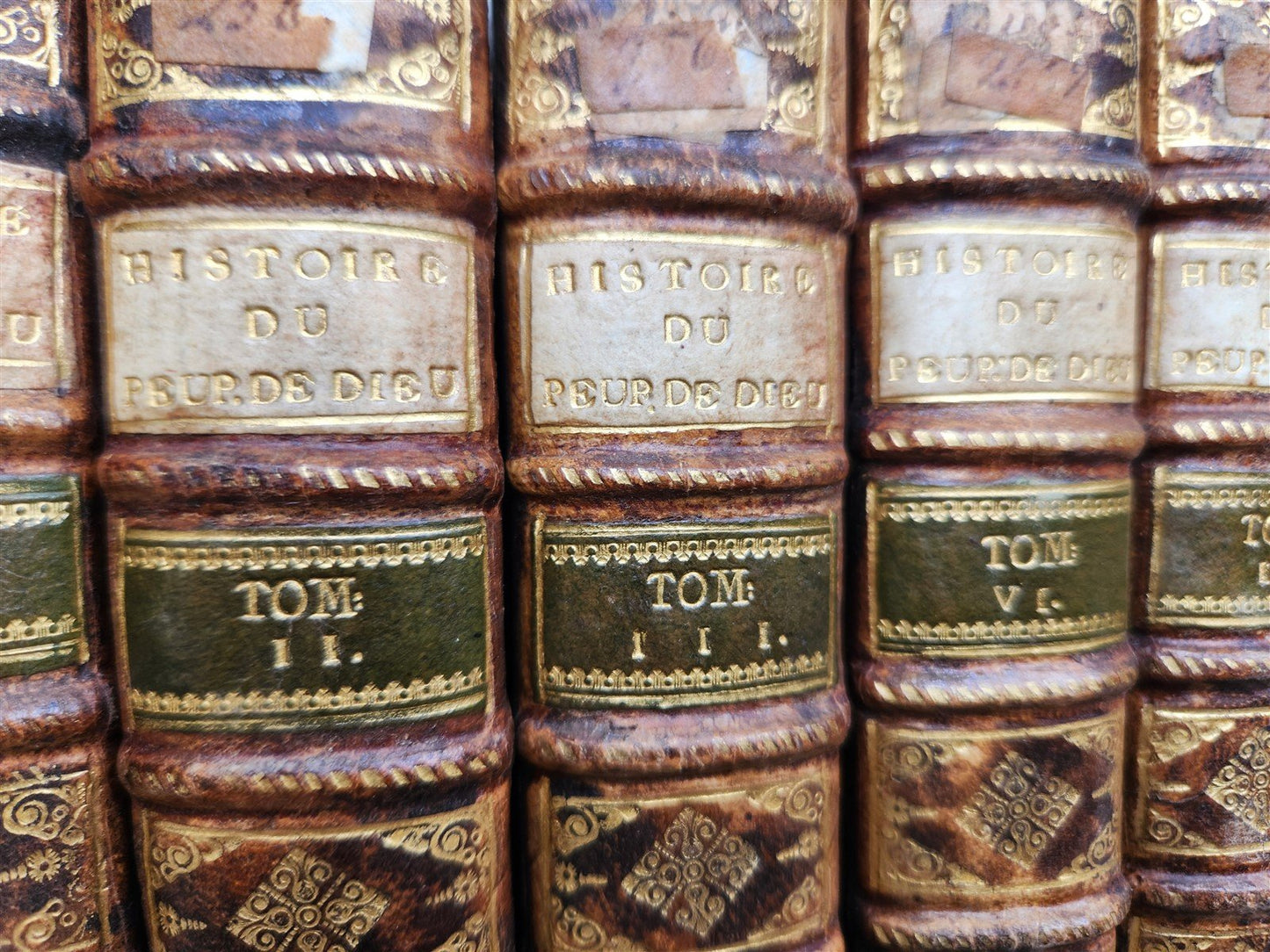 1738 HISTORY of JEWS 10 VOLUMES antique ILLUSTRATED w/ MAPS in FRENCH