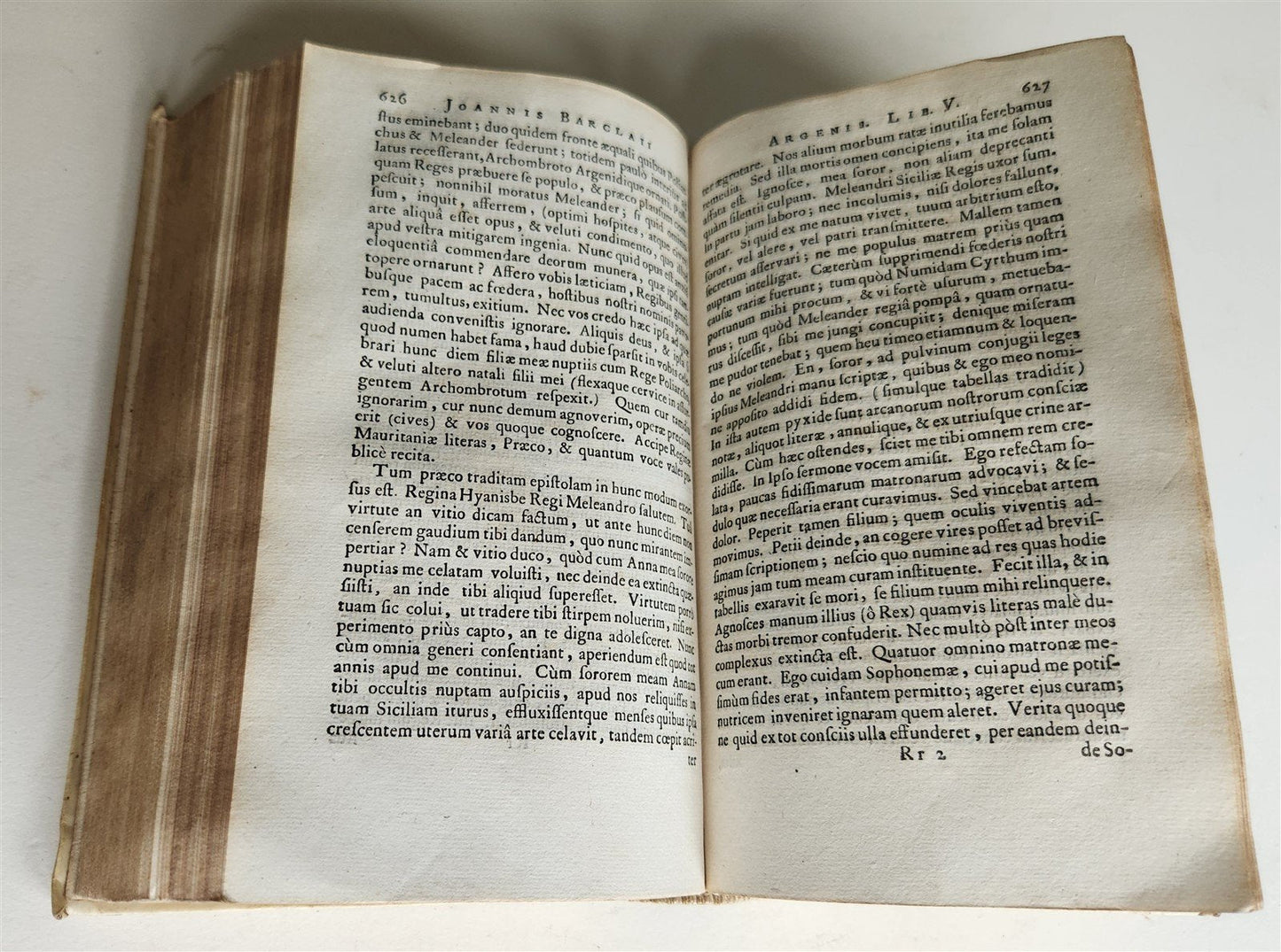 1664 ARGENIS by John Barclay ANTIQUE Scotland POLITICAL NOVEL