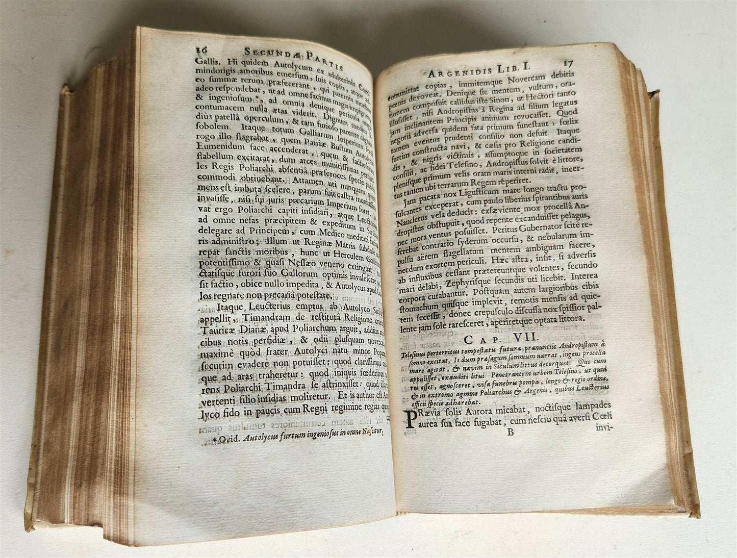 1664 ARGENIS by John Barclay ANTIQUE Scotland POLITICAL NOVEL