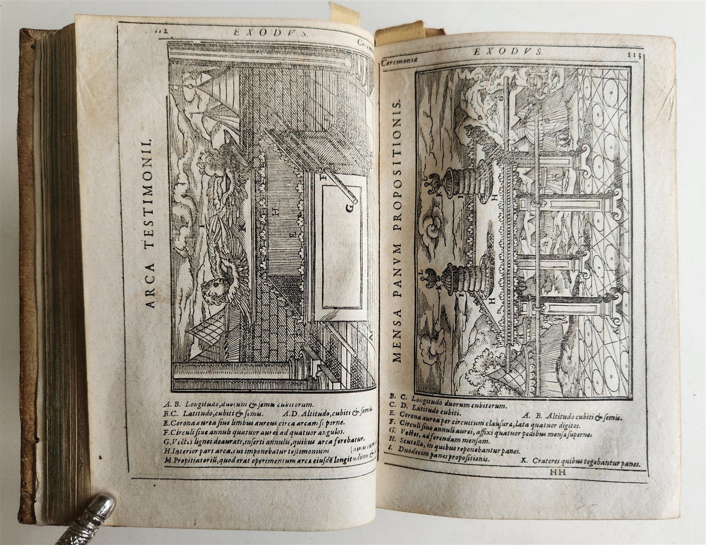 1600 BIBLE in LATIN ILLUSTRATED BIBLIA LATINA antique PIGSKIN BINDING 16th cent.