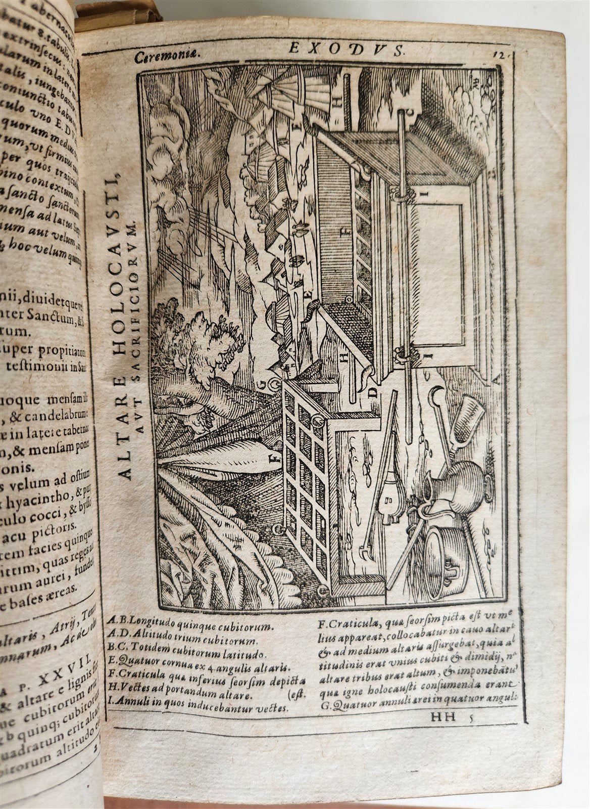 1600 BIBLE in LATIN ILLUSTRATED BIBLIA LATINA antique PIGSKIN BINDING 16th cent.