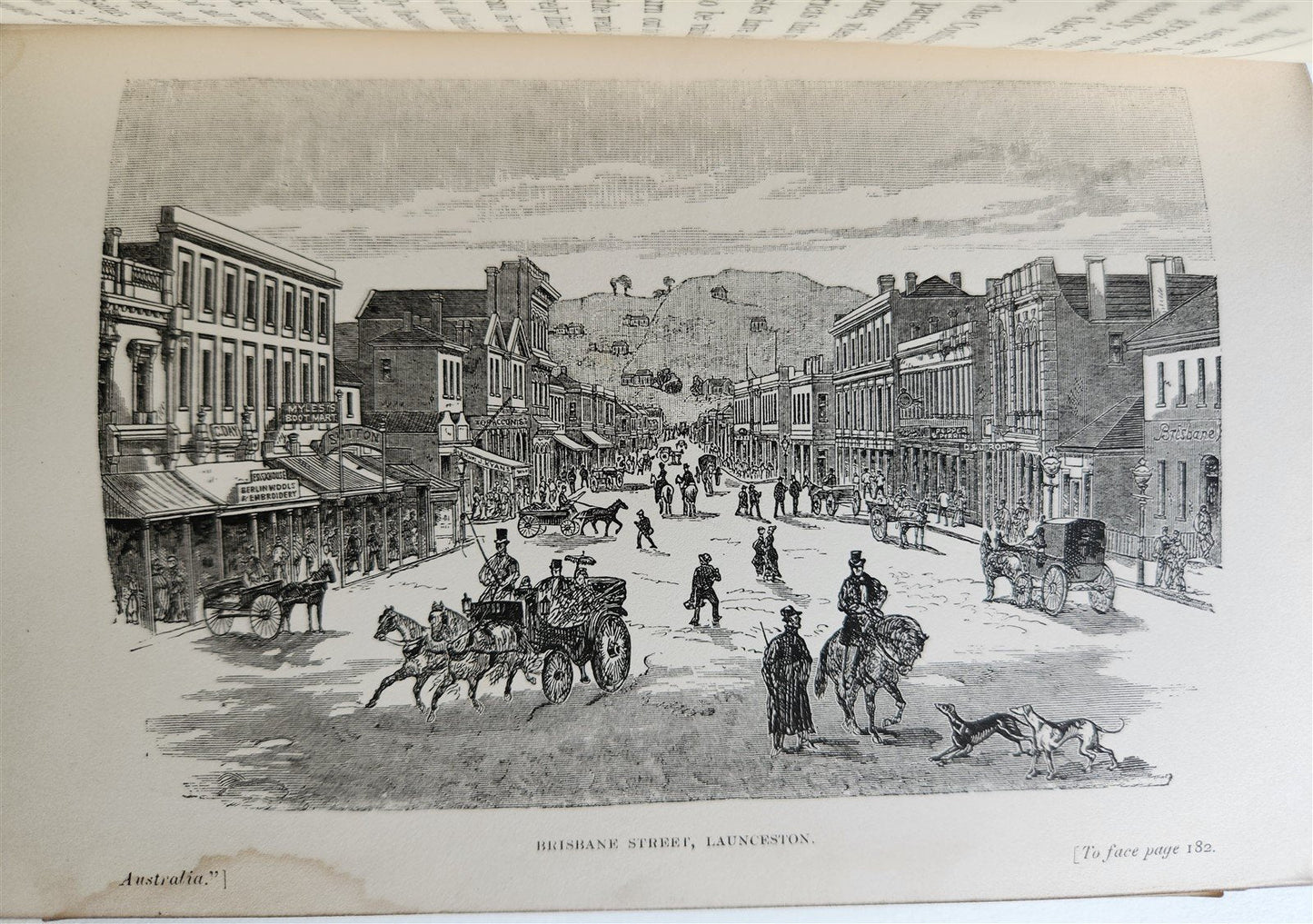 1884 AUSTRALIA THE COUNTRY & ITS INHABITANTS antique ILLUSTRATED