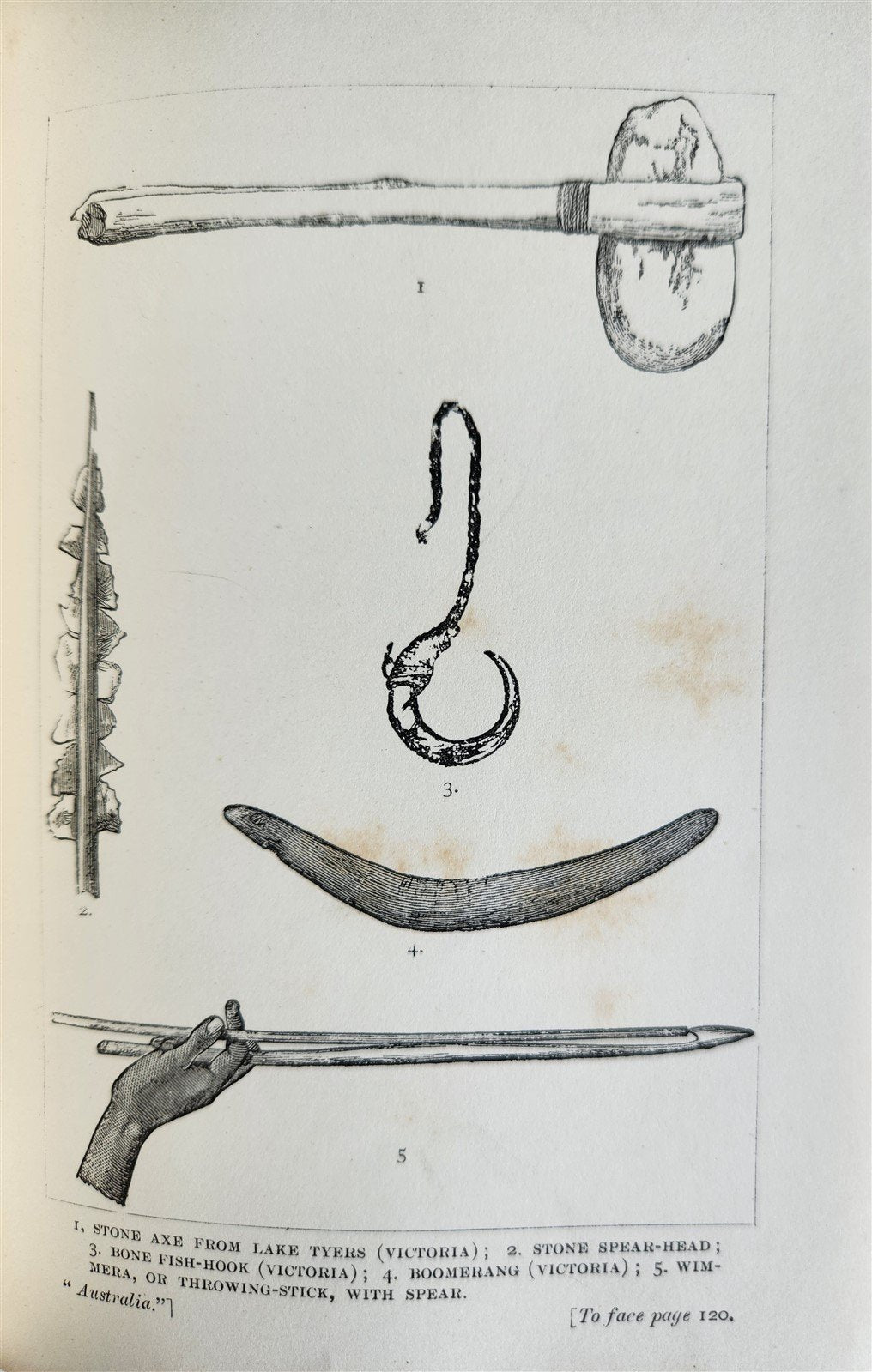 1884 AUSTRALIA THE COUNTRY & ITS INHABITANTS antique ILLUSTRATED