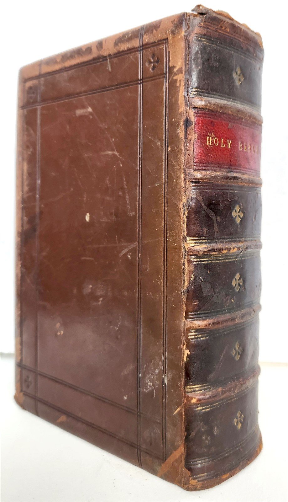 1679 BIBLE in ENGLISH antique OLD & NEW TESTAMENT ORIGINAL BINDING 17th CENTURY