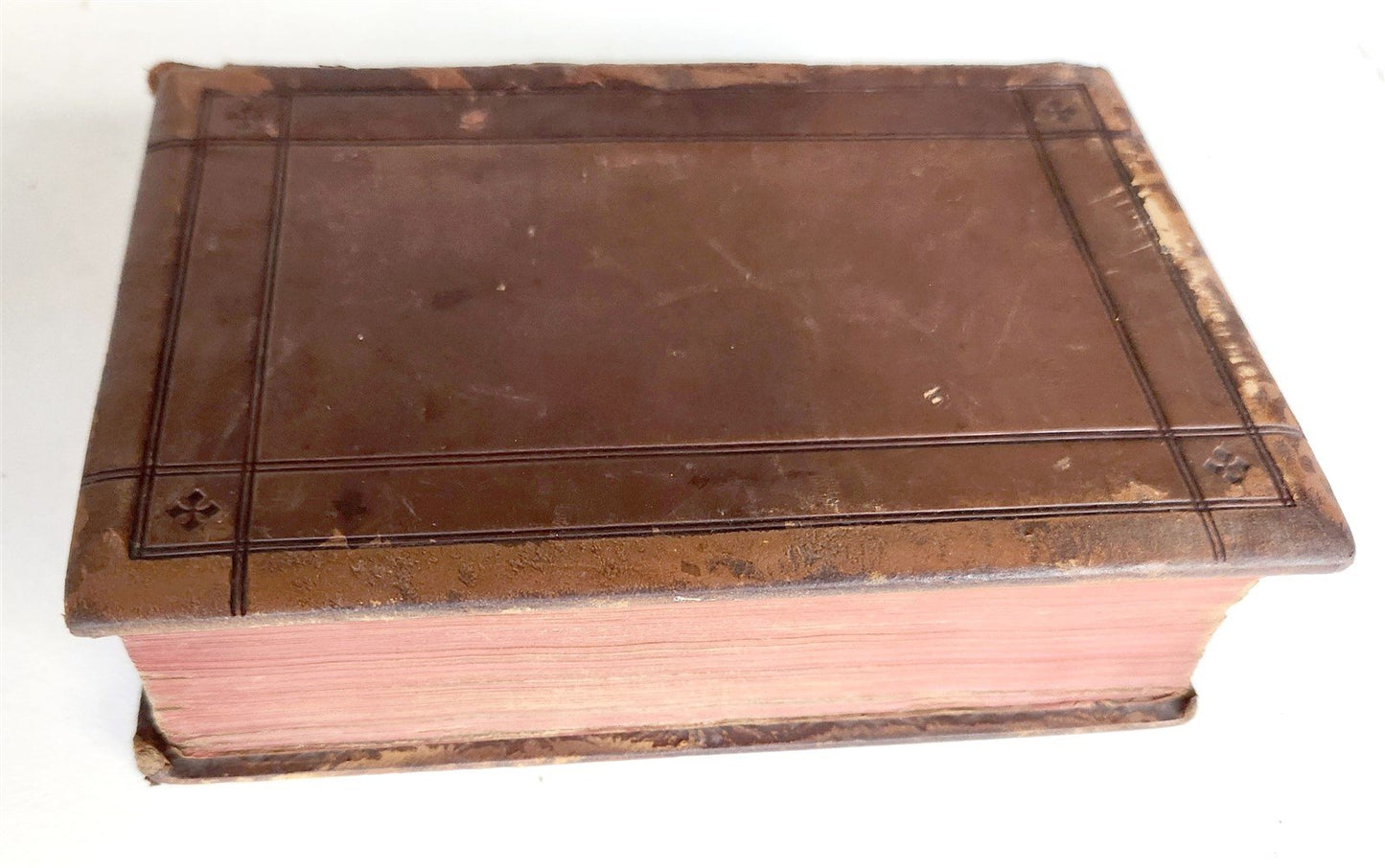 1679 BIBLE in ENGLISH antique OLD & NEW TESTAMENT ORIGINAL BINDING 17th CENTURY