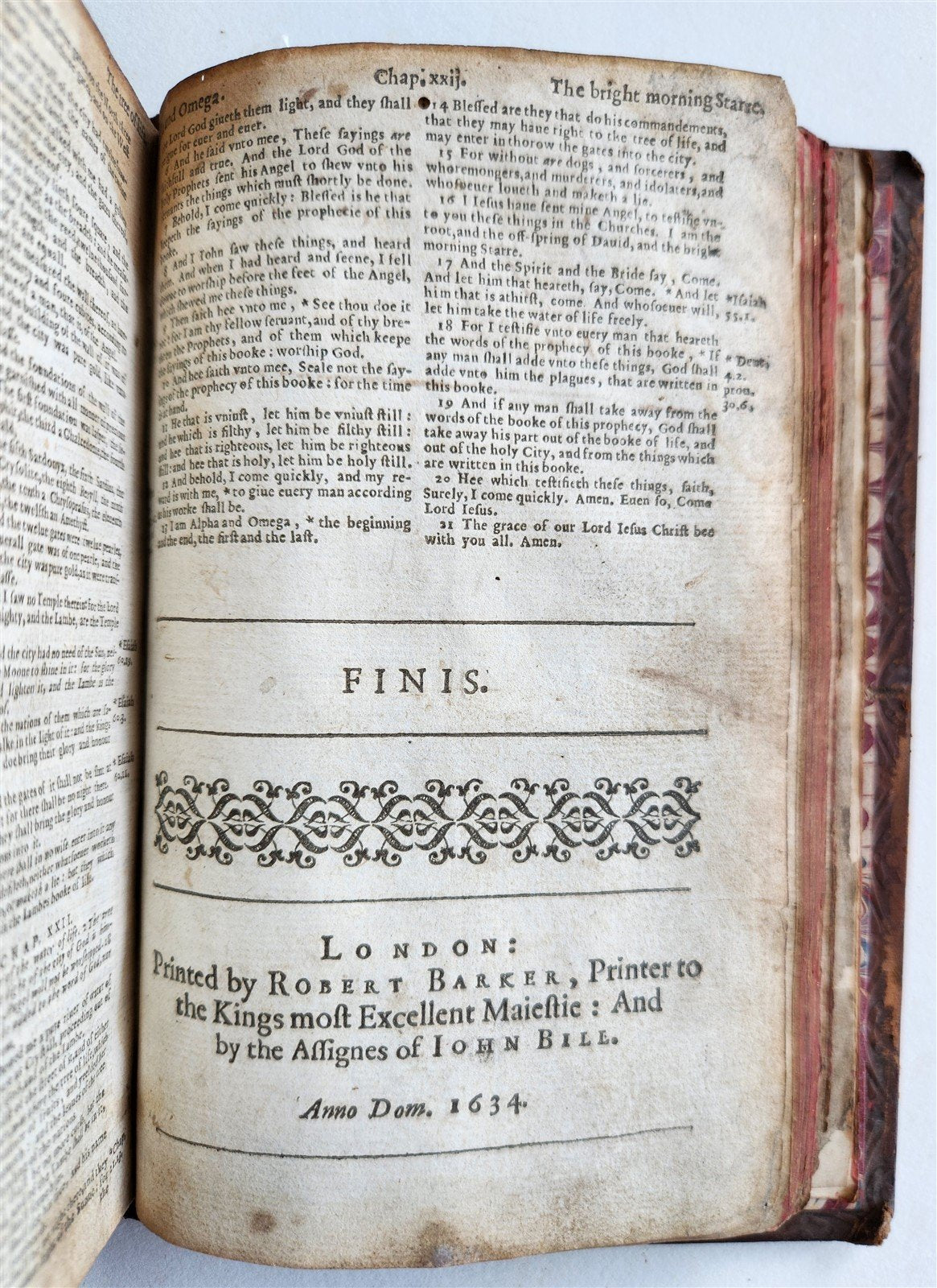 1679 BIBLE in ENGLISH antique OLD & NEW TESTAMENT ORIGINAL BINDING 17th CENTURY