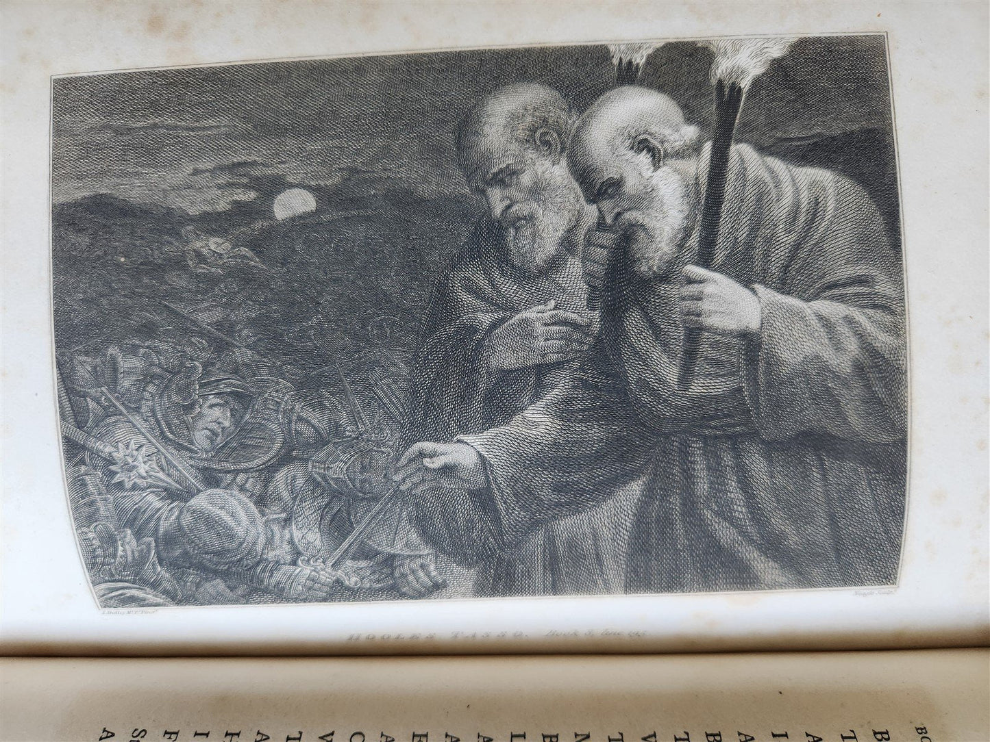 1803 TORQUATO TASSO 2 VOLS JERUSALEM DELIVERED antique ILLUSTRATED in ENGLISH