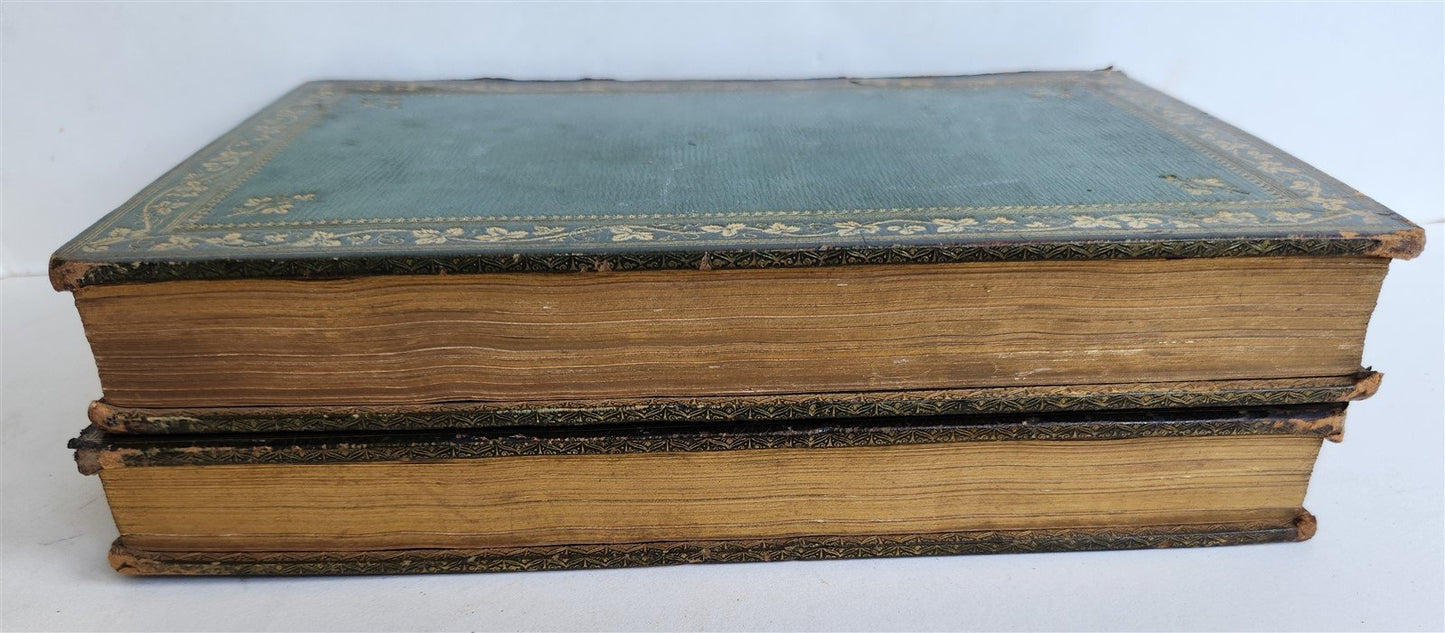 1803 TORQUATO TASSO 2 VOLS JERUSALEM DELIVERED antique ILLUSTRATED in ENGLISH