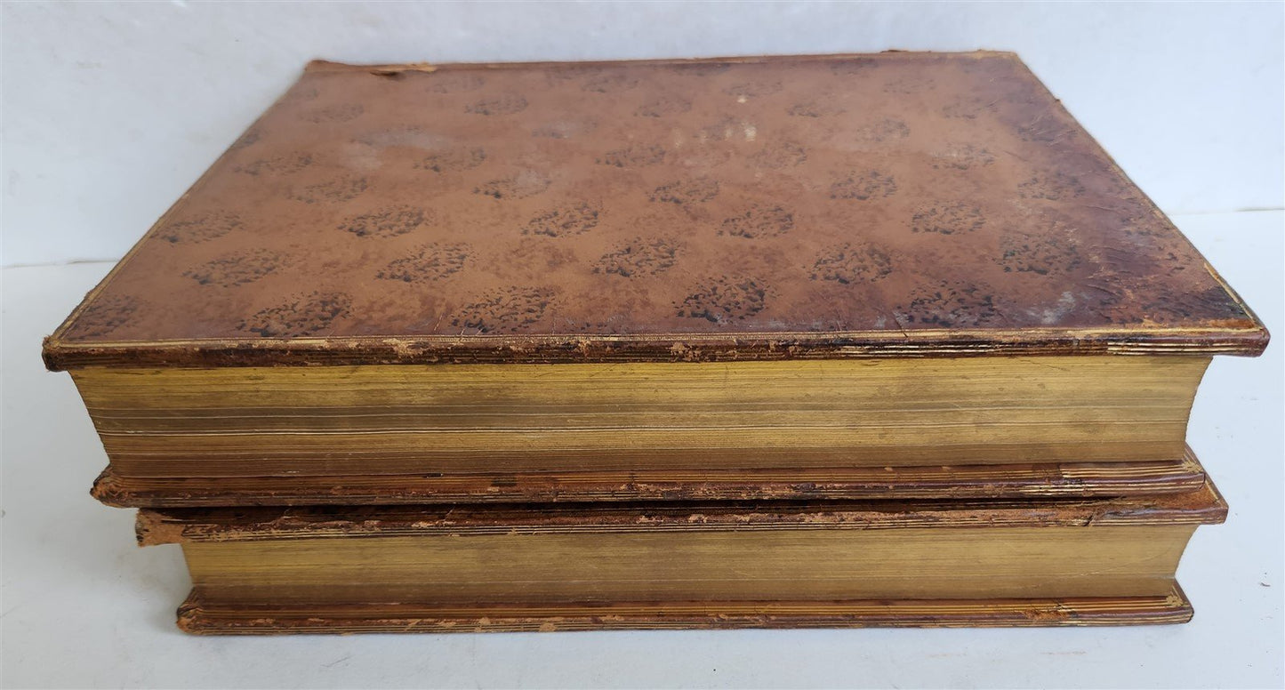 1825 PEPYS'S MEMORIES 2 VOLUMES antique ILLUSTRATED in ENGLISH 1st EDITION folio