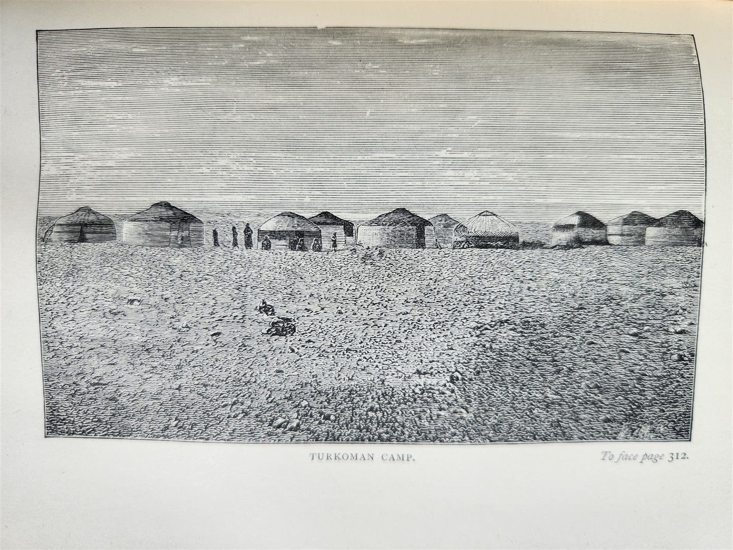 1886 RECONNOITRING CENTRAL ASIA antique ILLUSTRATED Russia and India