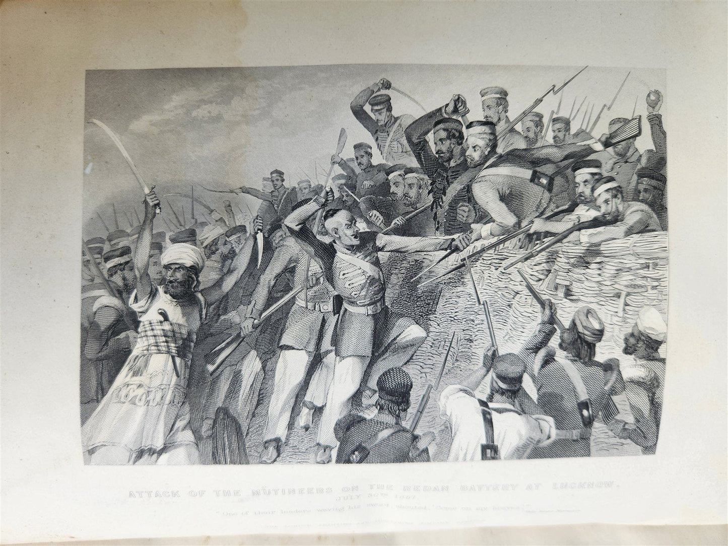 1860s HISTORY of INDIAN MUTINY by CHARLES BALL 2 VOLS antique ILLUSTRATED INDIA
