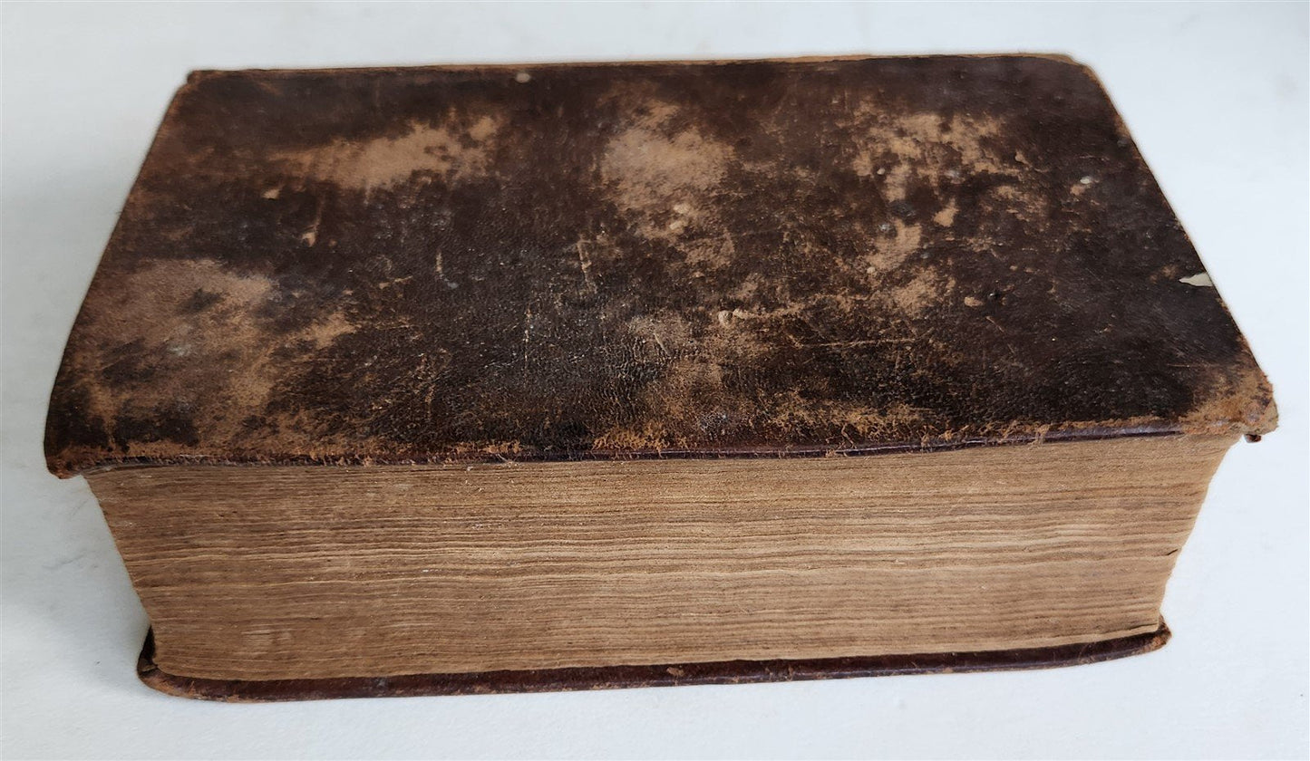 1817 BIBLE in ENGLISH antique HUDSON AMERICANA