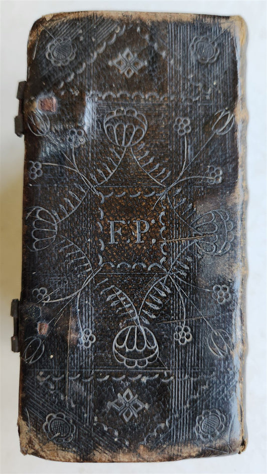 1653 PEARL BIBLE in ENGLISH antique OLD & NEW TESTAMENT pocket size RARE