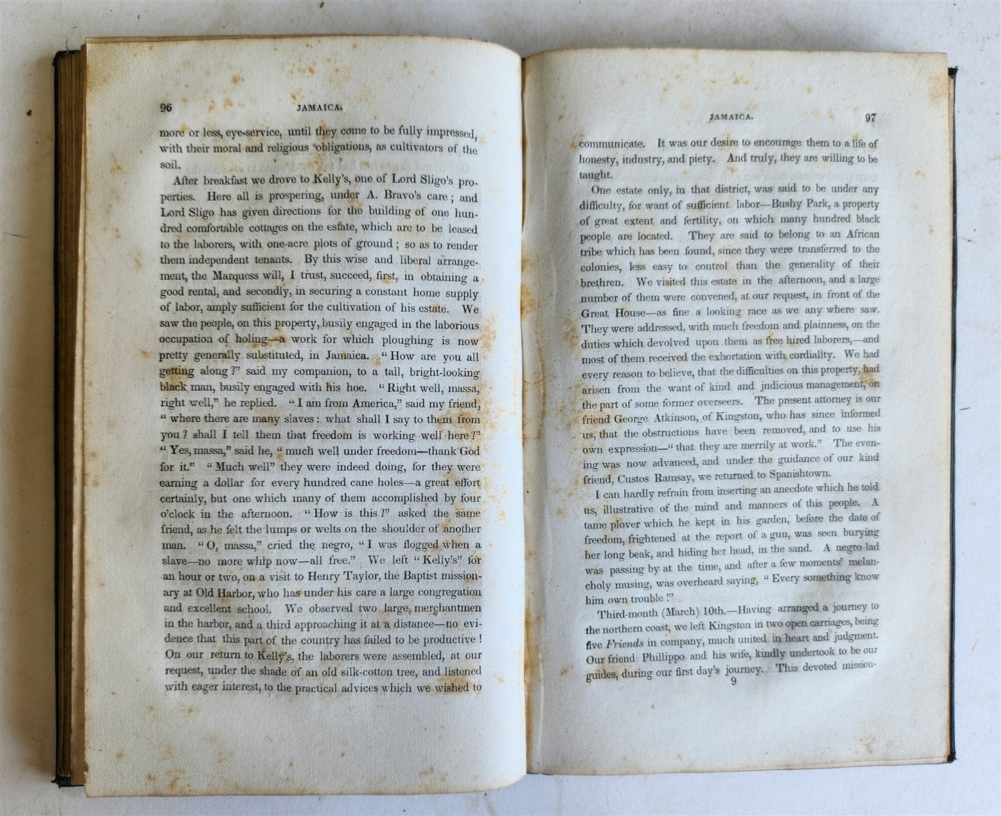 1840 LETTERS to HENRY CLAY of KENTUCKY DESCRIBING WINTER in WEST INDIES antique