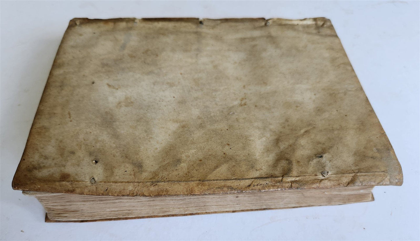 1567 LAW BOOK RESPONSA CAUSAE FINARIENSIS by JACOBI MENOCHII antique VELLUM