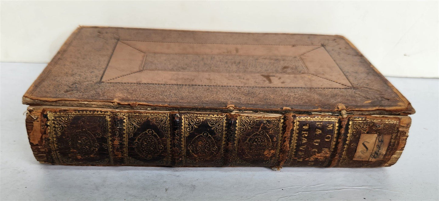 1712 TRAVELS of FATHER MONTFAUCON from PARIS to ITALY antique in ENGLISH