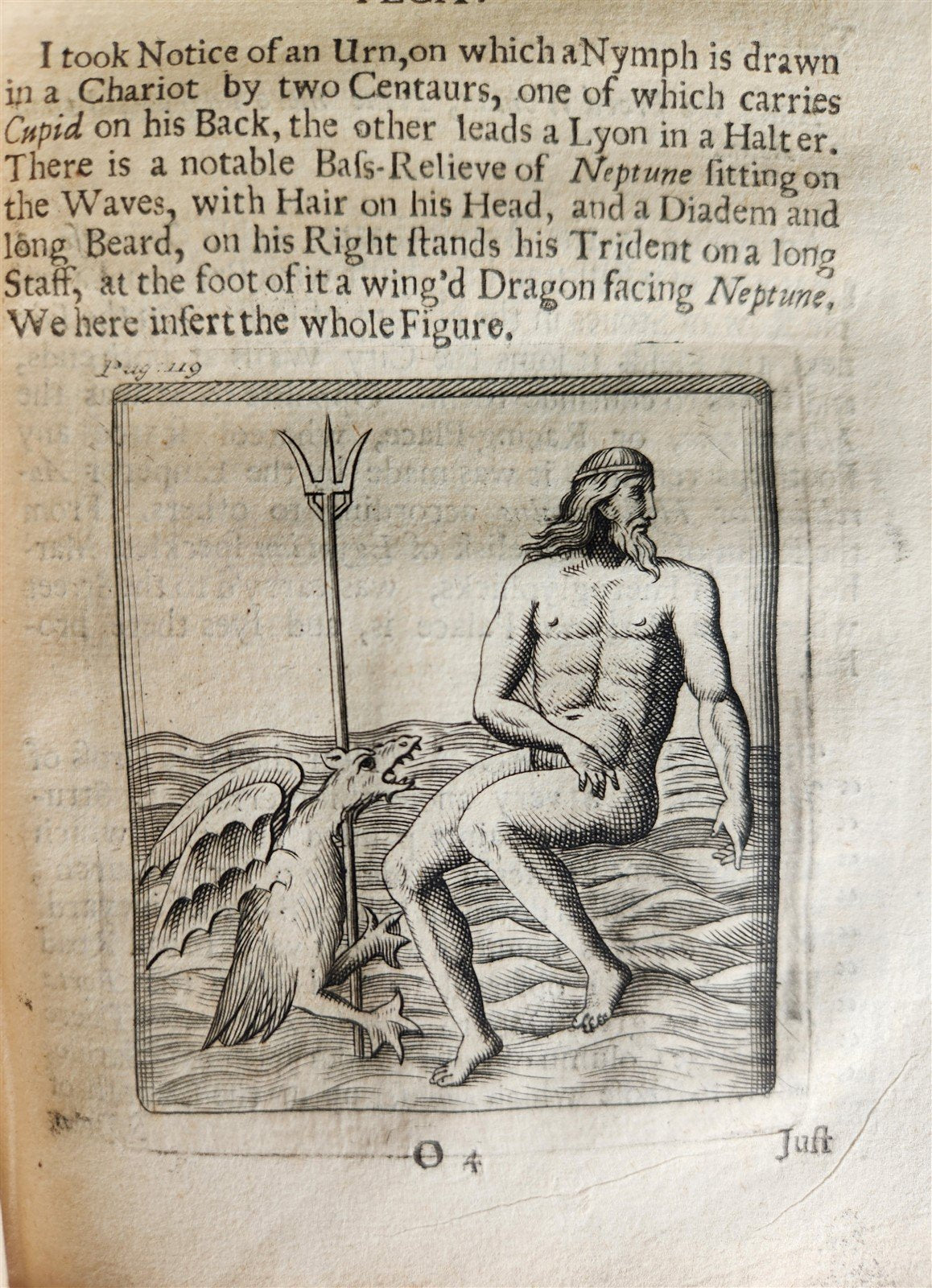 1712 TRAVELS of FATHER MONTFAUCON from PARIS to ITALY antique in ENGLISH