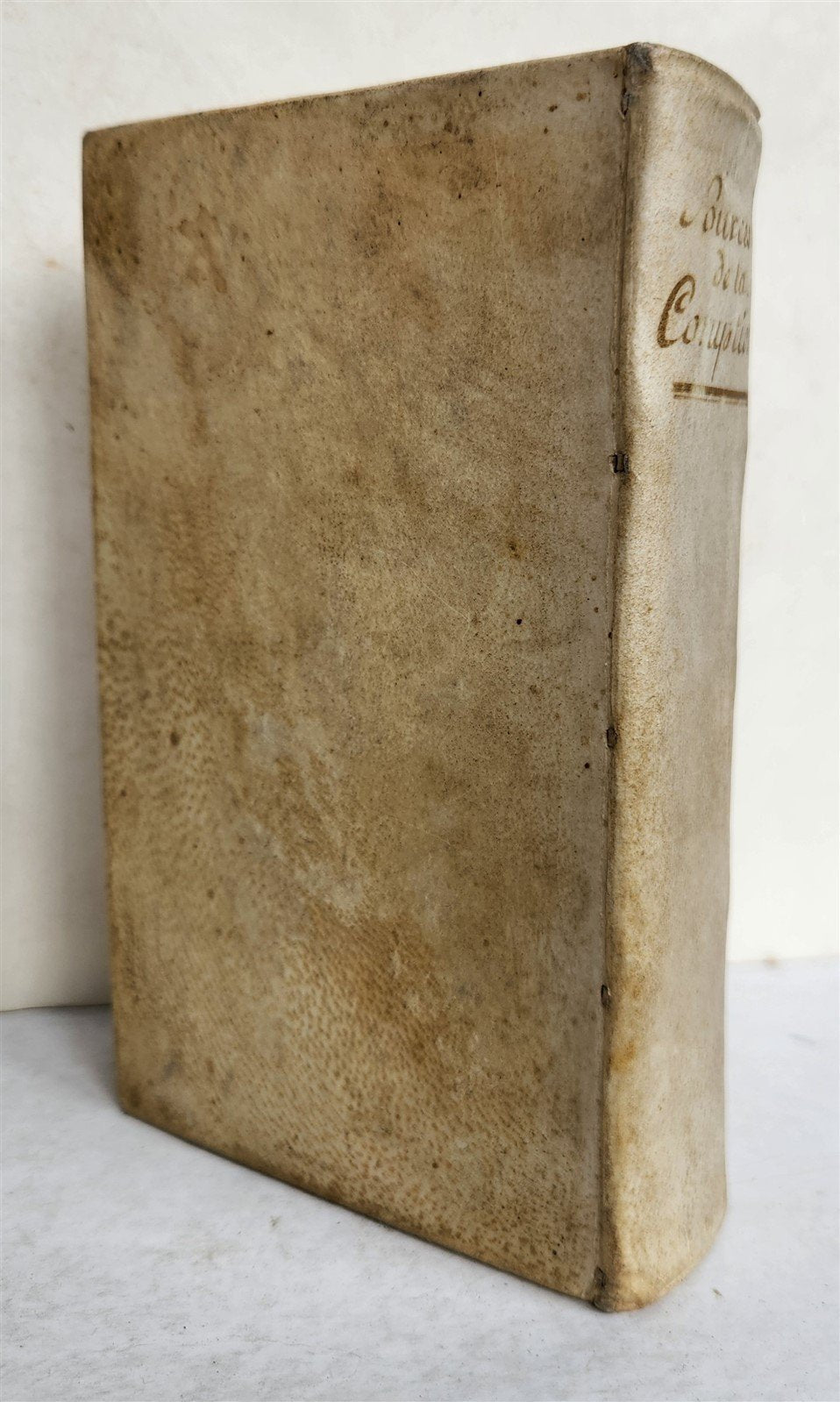 1721 TREATISE on SOURCES of CORRUPTION by OSTERWALD antique vellum binding
