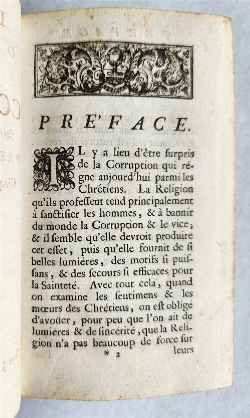 1721 TREATISE on SOURCES of CORRUPTION by OSTERWALD antique vellum binding
