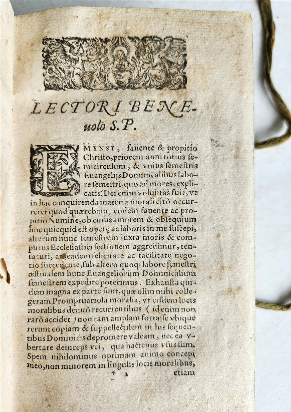 1620 T.STAPLETON Promptuarium morale super evangelia dominicalia antique VELLUM