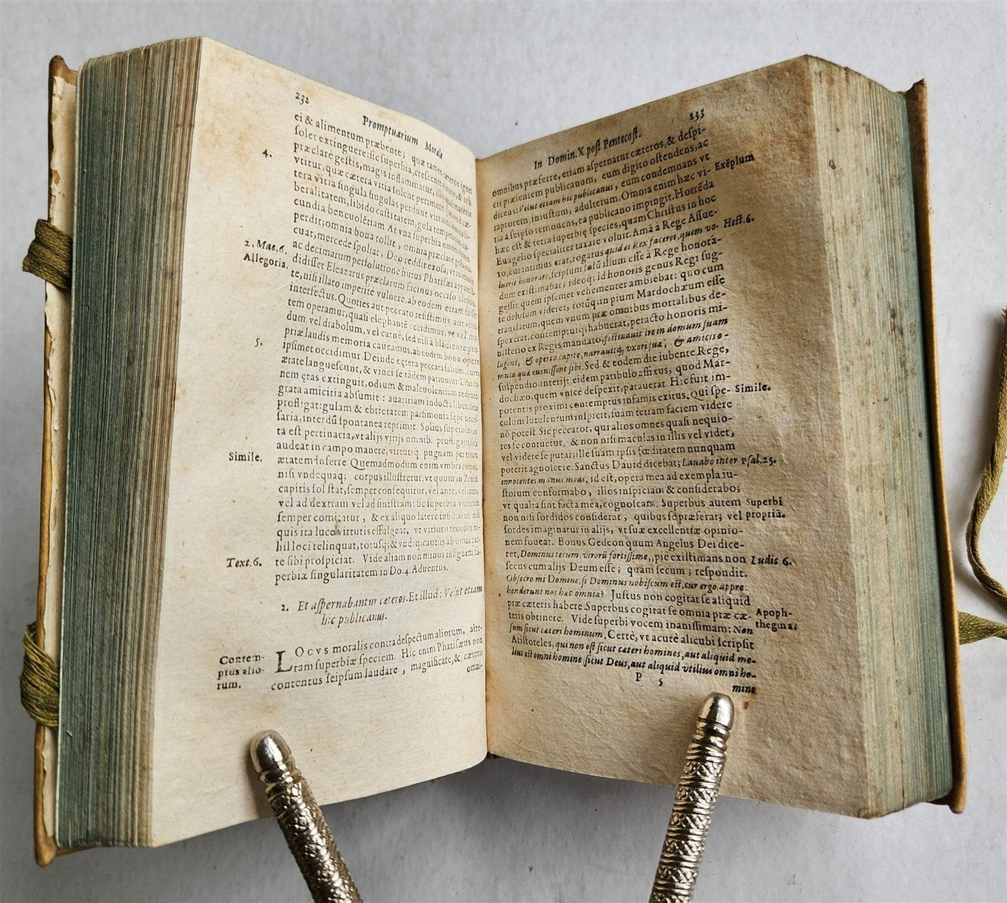 1620 T.STAPLETON Promptuarium morale super evangelia dominicalia antique VELLUM