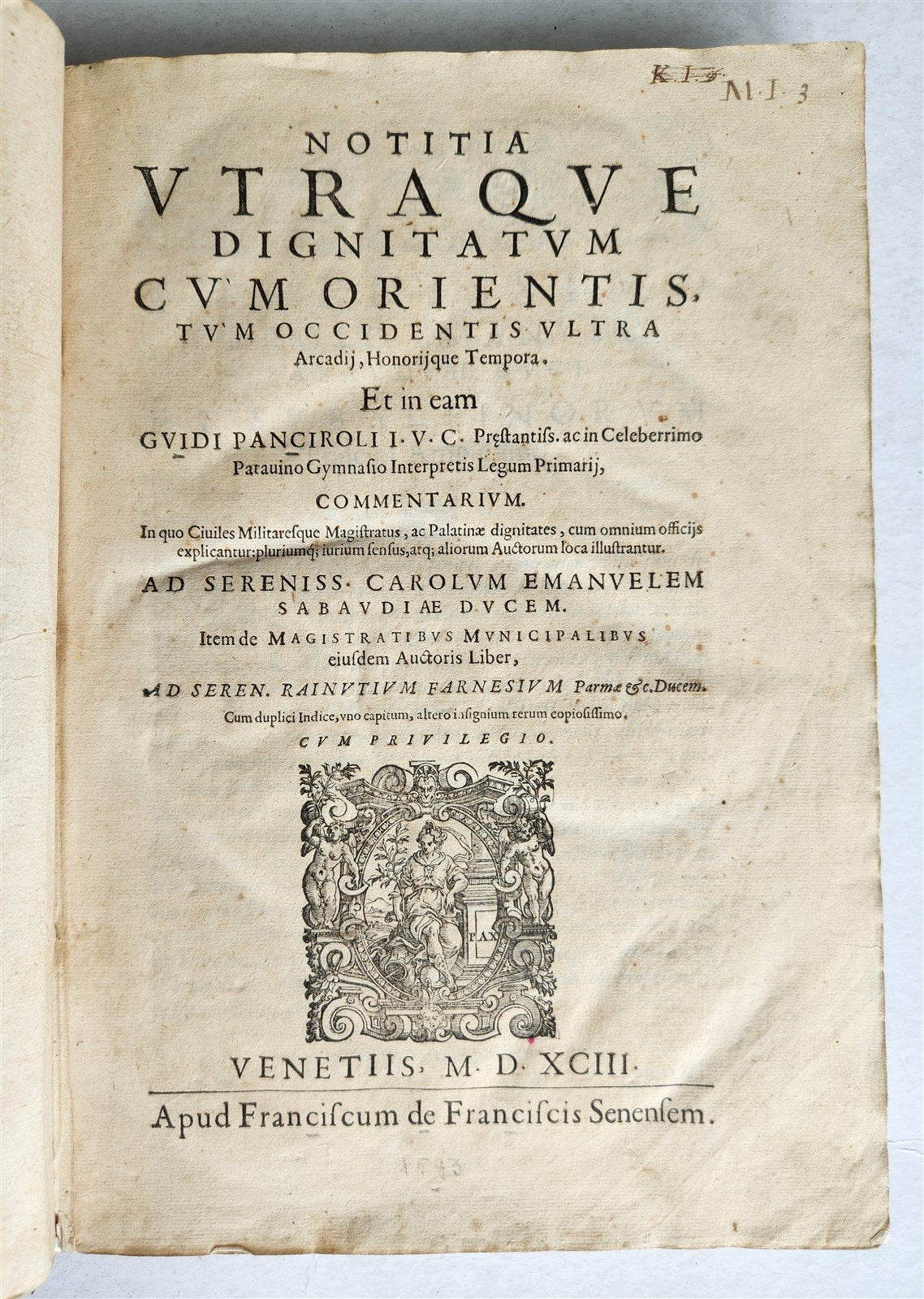 1593 ROMAN ANTIQUITIES ILLUSTRATED w/ 117 ENGRAVINGS antique 16th century FOLIO