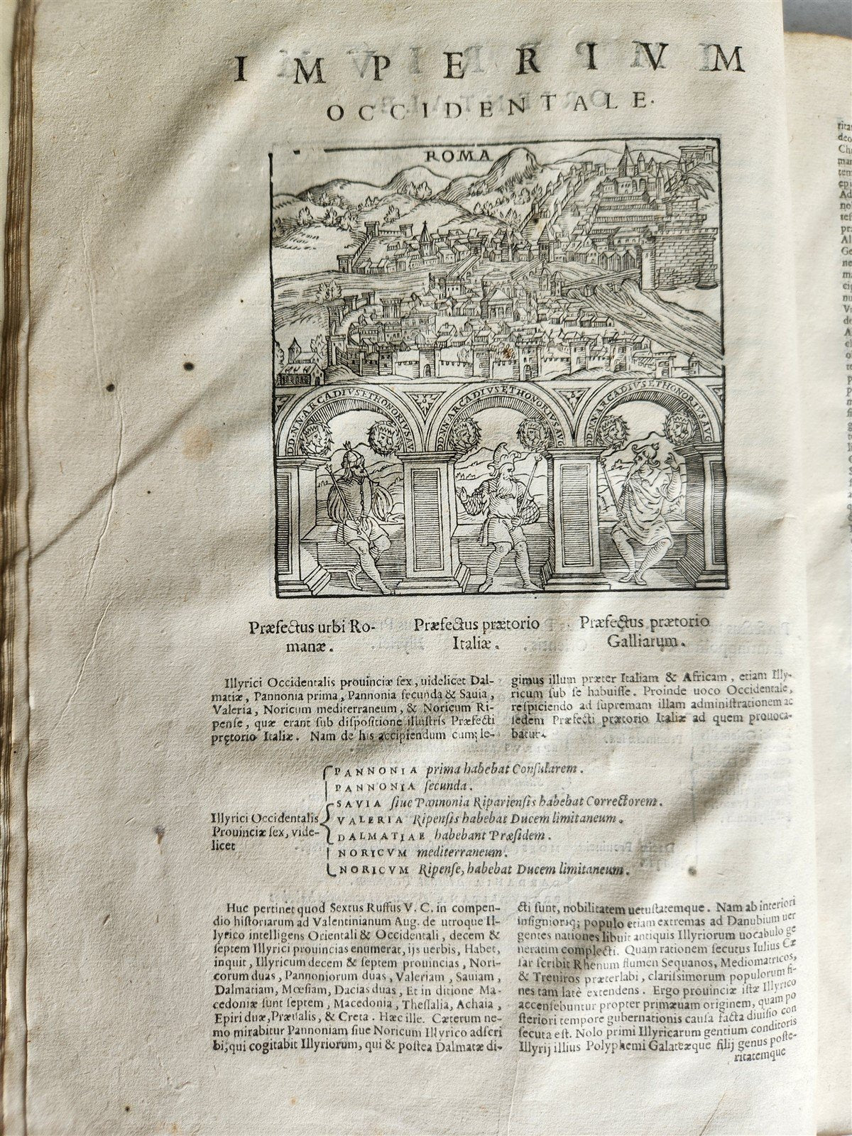 1593 ROMAN ANTIQUITIES ILLUSTRATED w/ 117 ENGRAVINGS antique 16th century FOLIO