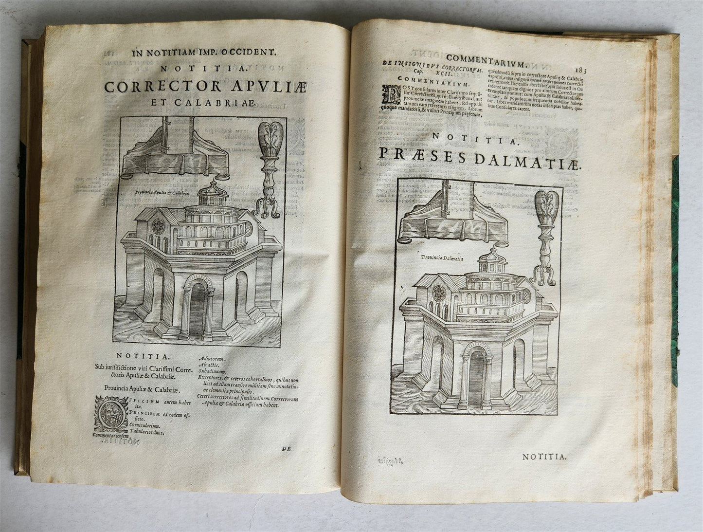 1593 ROMAN ANTIQUITIES ILLUSTRATED w/ 117 ENGRAVINGS antique 16th century FOLIO