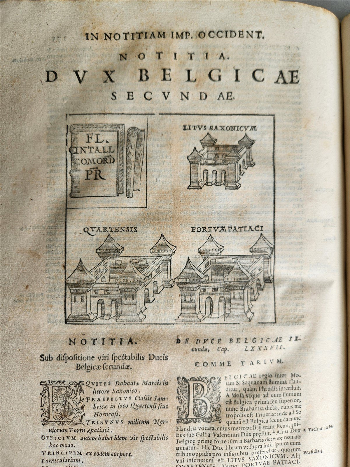 1593 ROMAN ANTIQUITIES ILLUSTRATED w/ 117 ENGRAVINGS antique 16th century FOLIO