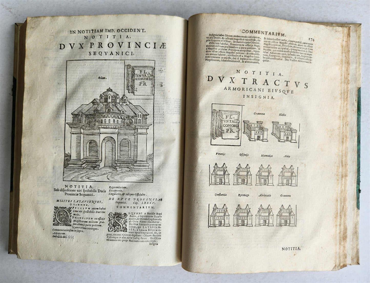 1593 ROMAN ANTIQUITIES ILLUSTRATED w/ 117 ENGRAVINGS antique 16th century FOLIO