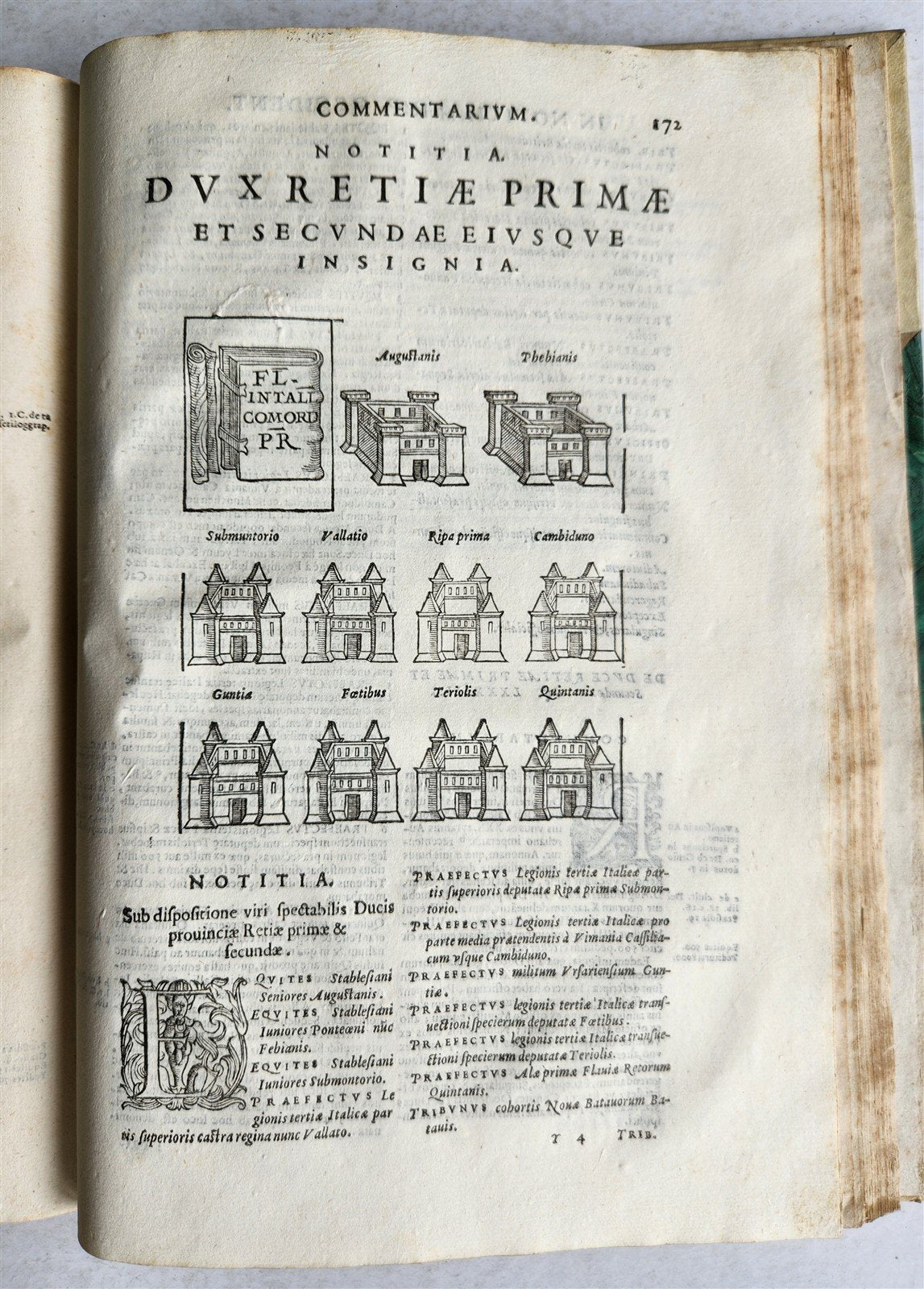 1593 ROMAN ANTIQUITIES ILLUSTRATED w/ 117 ENGRAVINGS antique 16th century FOLIO