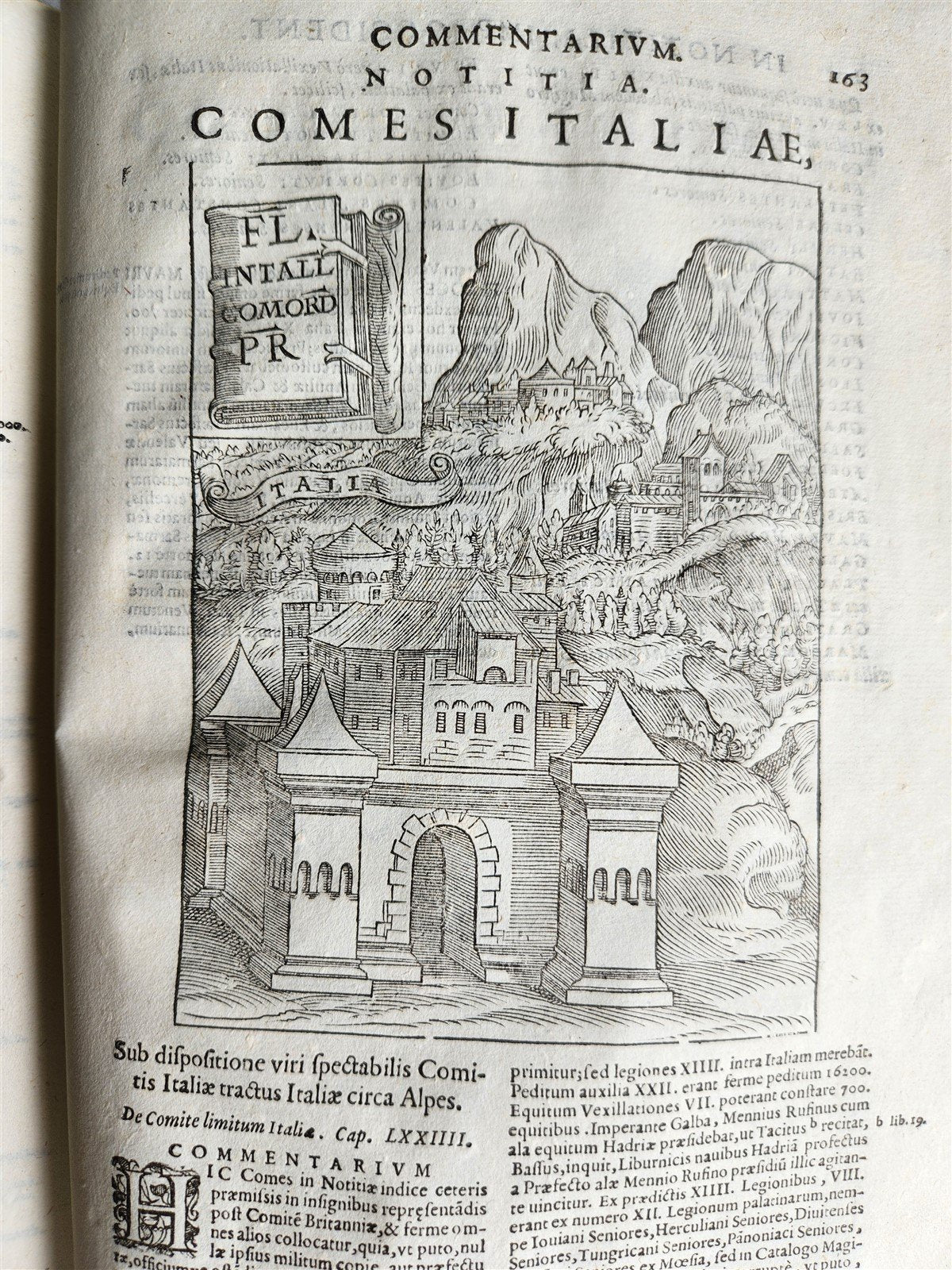 1593 ROMAN ANTIQUITIES ILLUSTRATED w/ 117 ENGRAVINGS antique 16th century FOLIO