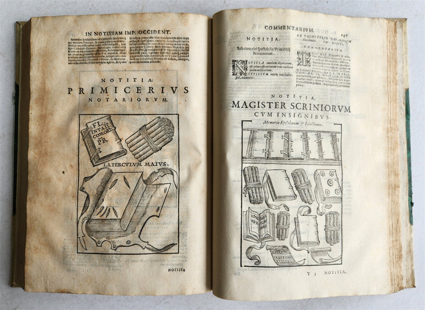 1593 ROMAN ANTIQUITIES ILLUSTRATED w/ 117 ENGRAVINGS antique 16th century FOLIO
