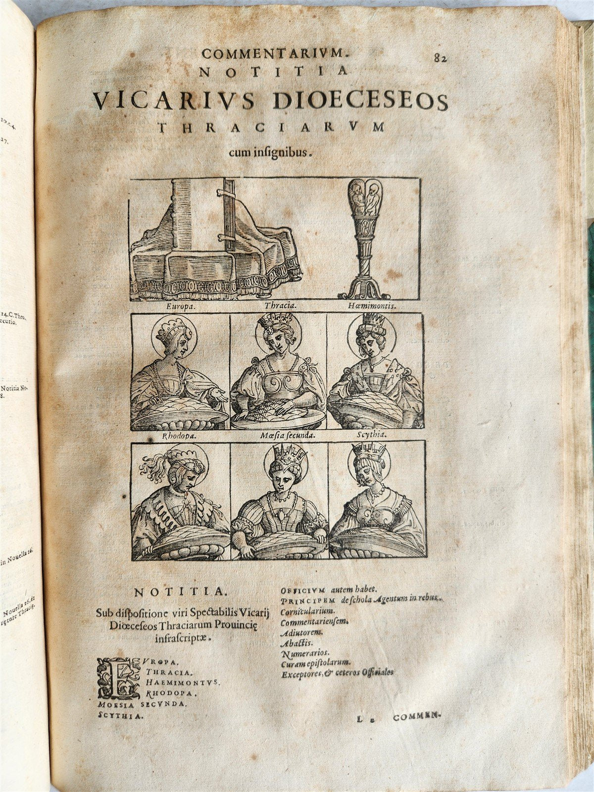 1593 ROMAN ANTIQUITIES ILLUSTRATED w/ 117 ENGRAVINGS antique 16th century FOLIO