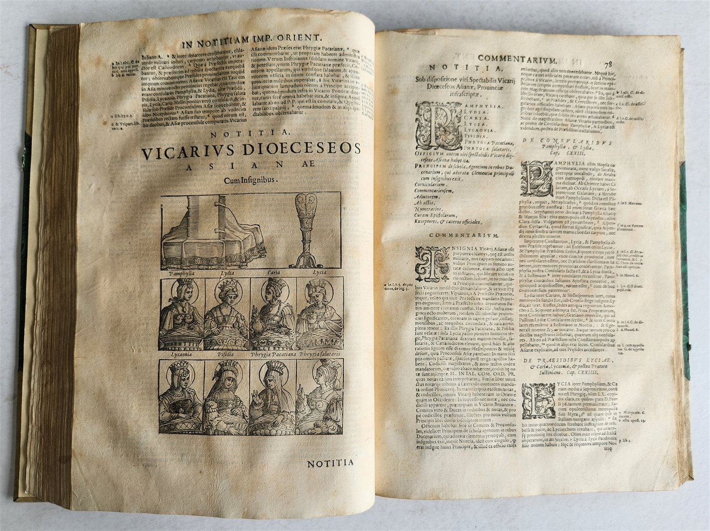 1593 ROMAN ANTIQUITIES ILLUSTRATED w/ 117 ENGRAVINGS antique 16th century FOLIO
