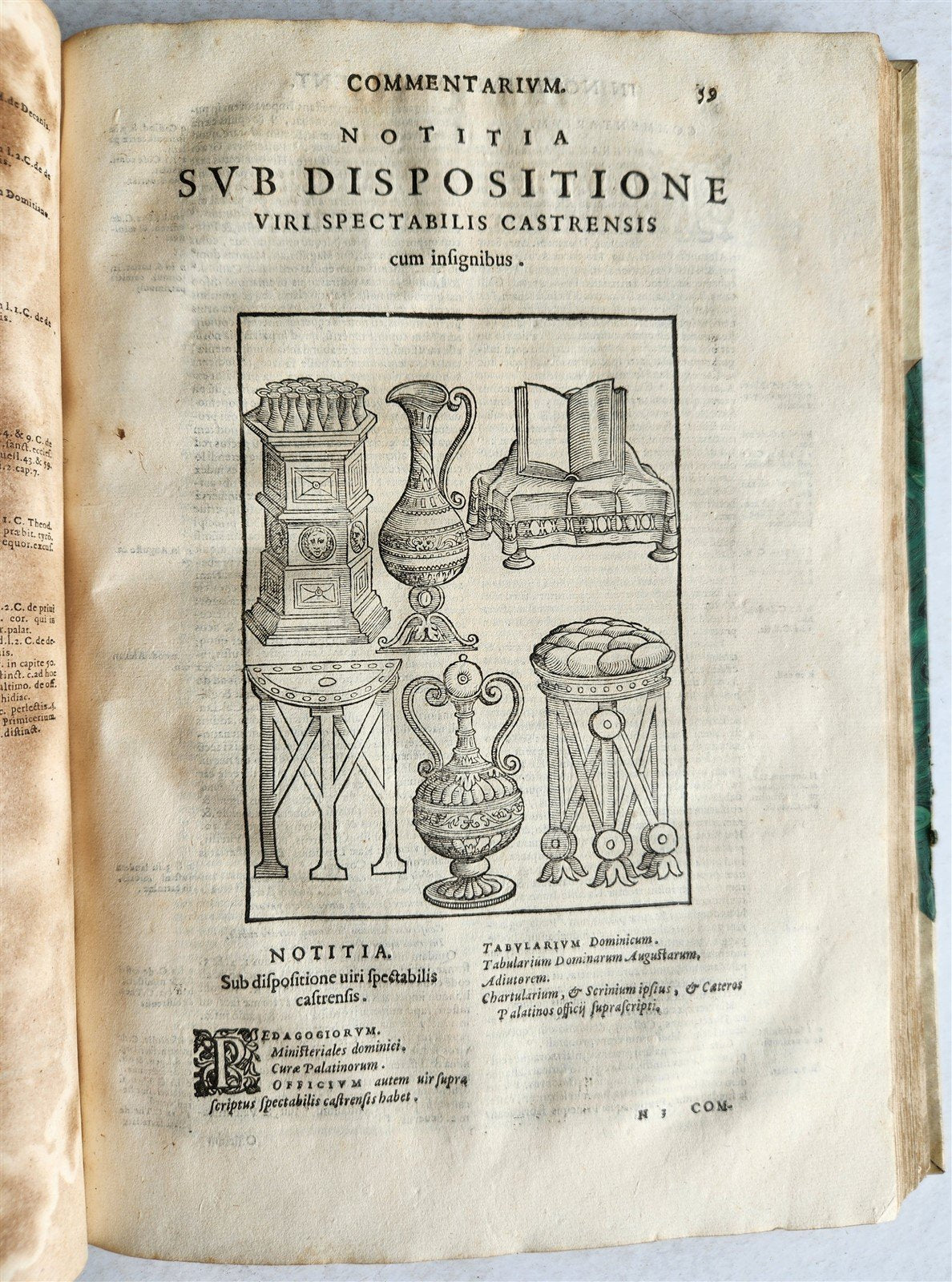 1593 ROMAN ANTIQUITIES ILLUSTRATED w/ 117 ENGRAVINGS antique 16th century FOLIO