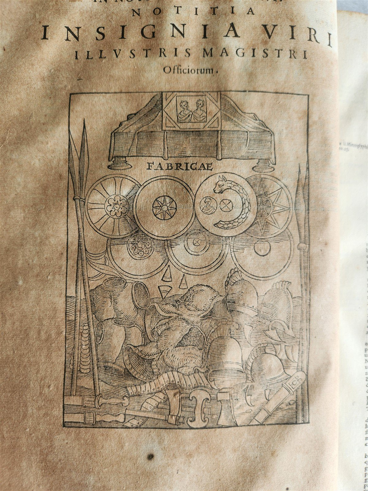 1593 ROMAN ANTIQUITIES ILLUSTRATED w/ 117 ENGRAVINGS antique 16th century FOLIO