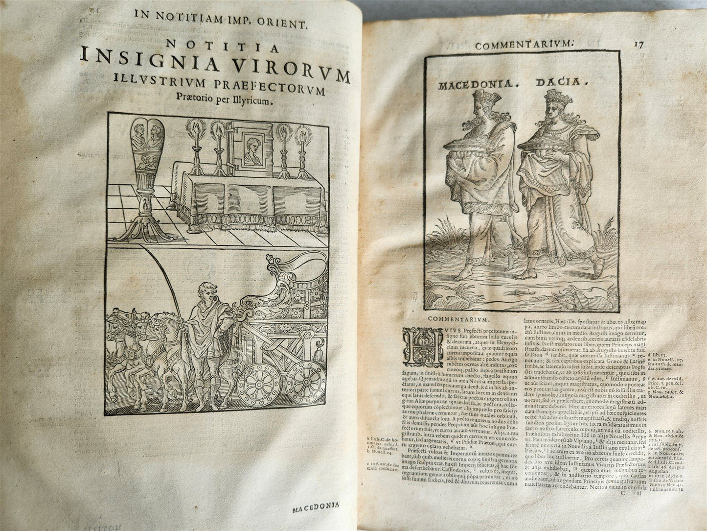 1593 ROMAN ANTIQUITIES ILLUSTRATED w/ 117 ENGRAVINGS antique 16th century FOLIO
