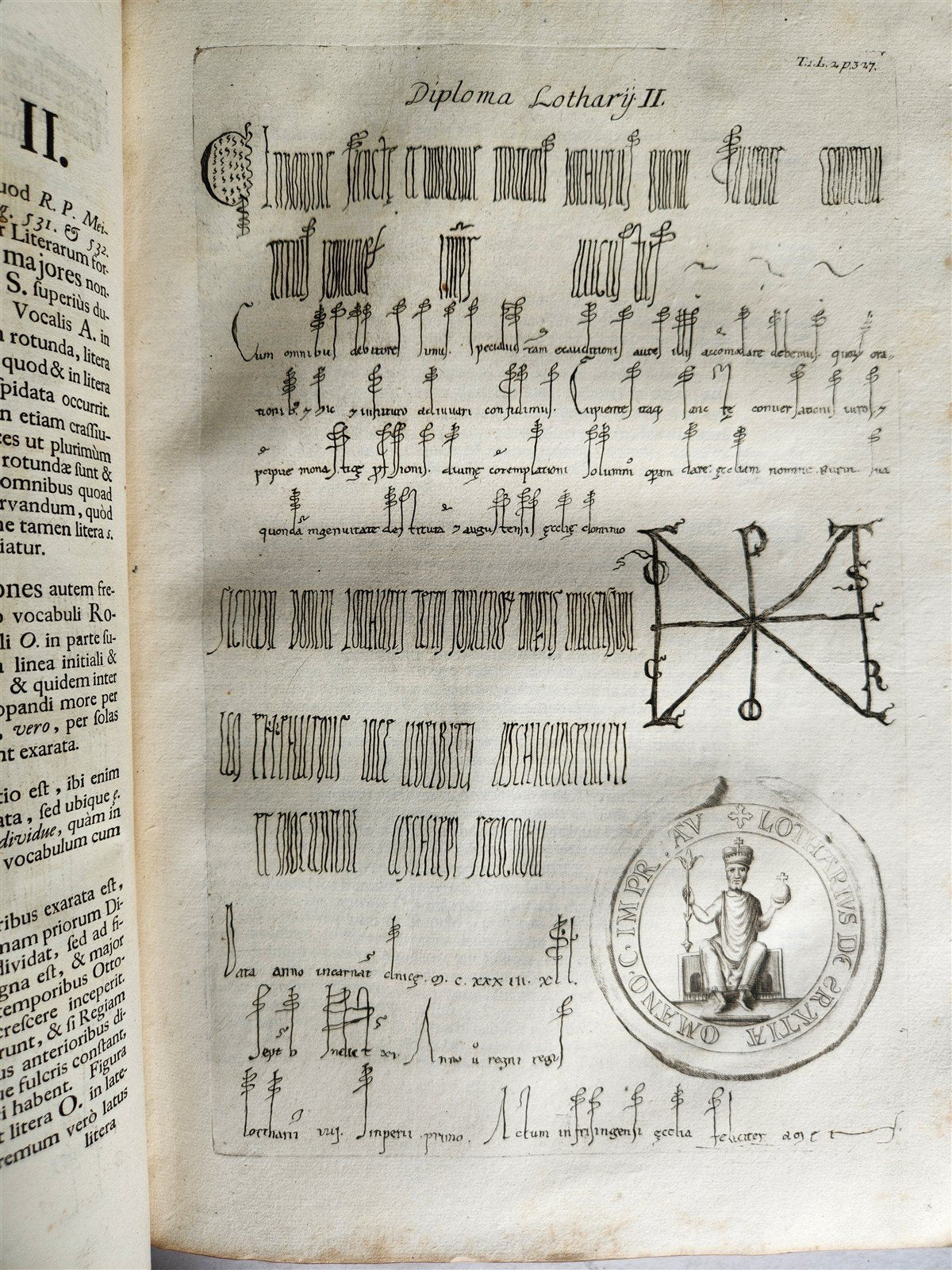 1732 CHRONICON GOTWINCENSE ABBEY ILLUSTRATED antique VELLUM BOUND MASSIVE FOLIO