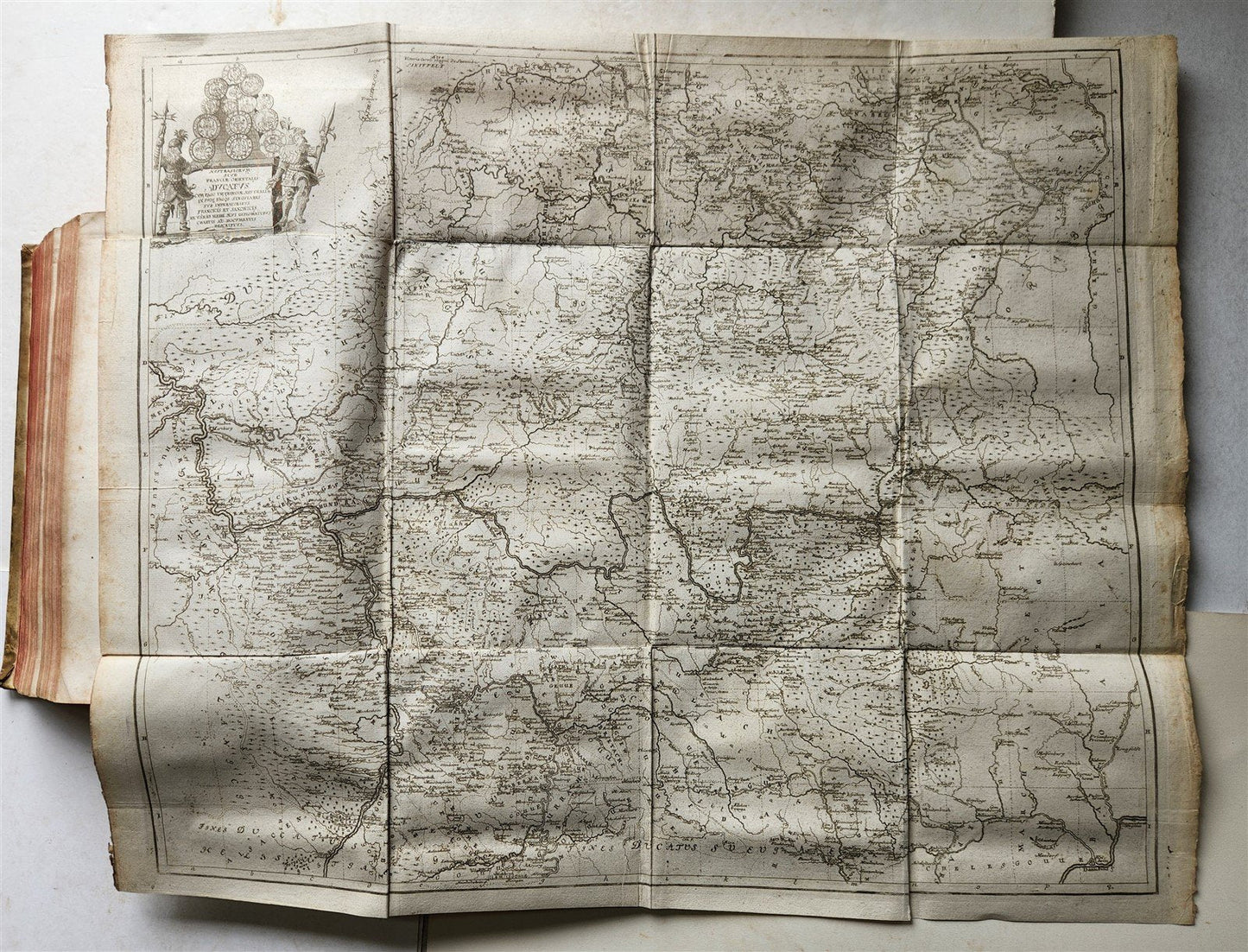 1732 CHRONICON GOTWINCENSE ABBEY ILLUSTRATED antique VELLUM BOUND MASSIVE FOLIO
